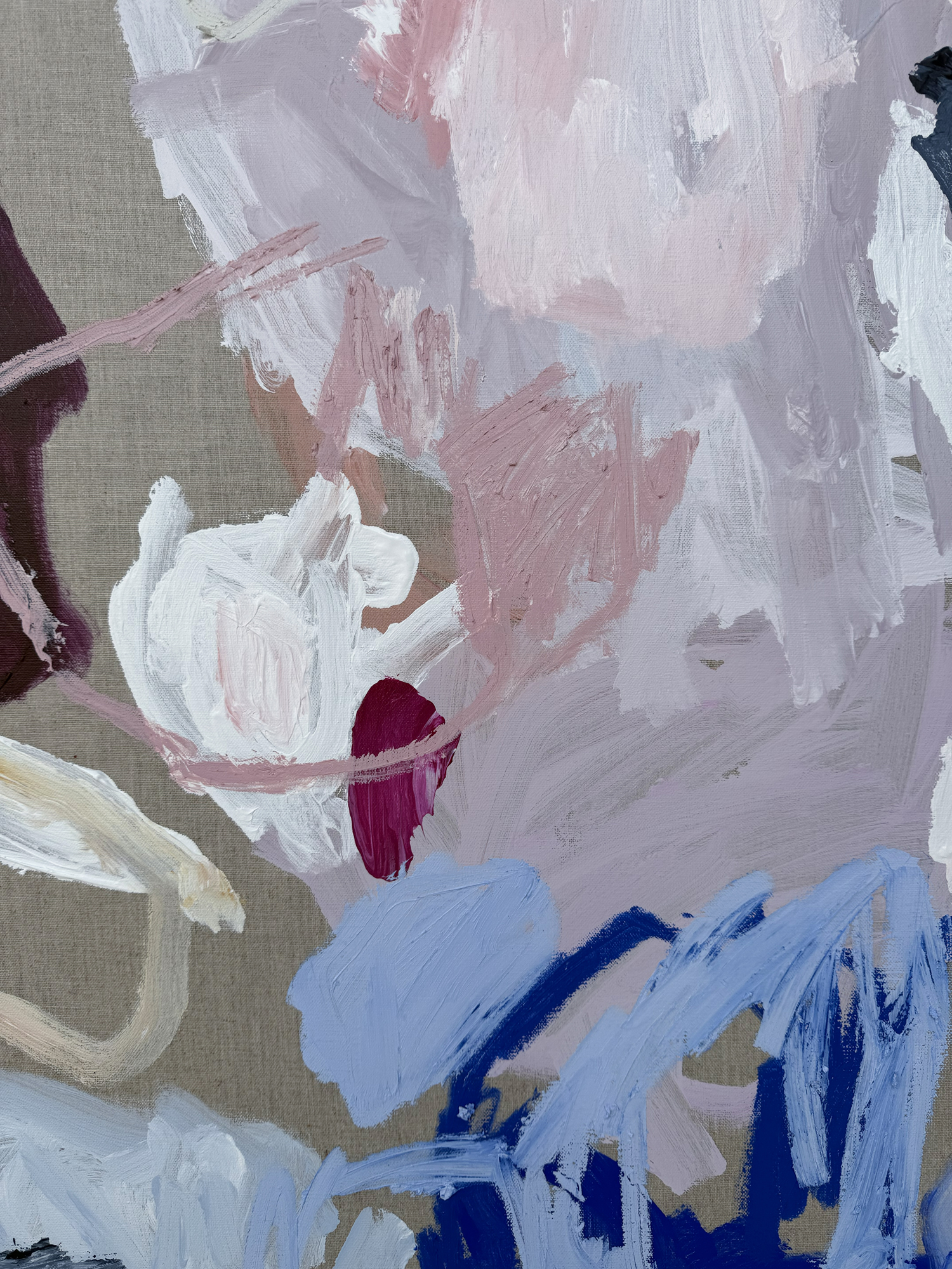 Australian Artist Rebecca Koerting Roll The Dice Abstract Painting 507 W