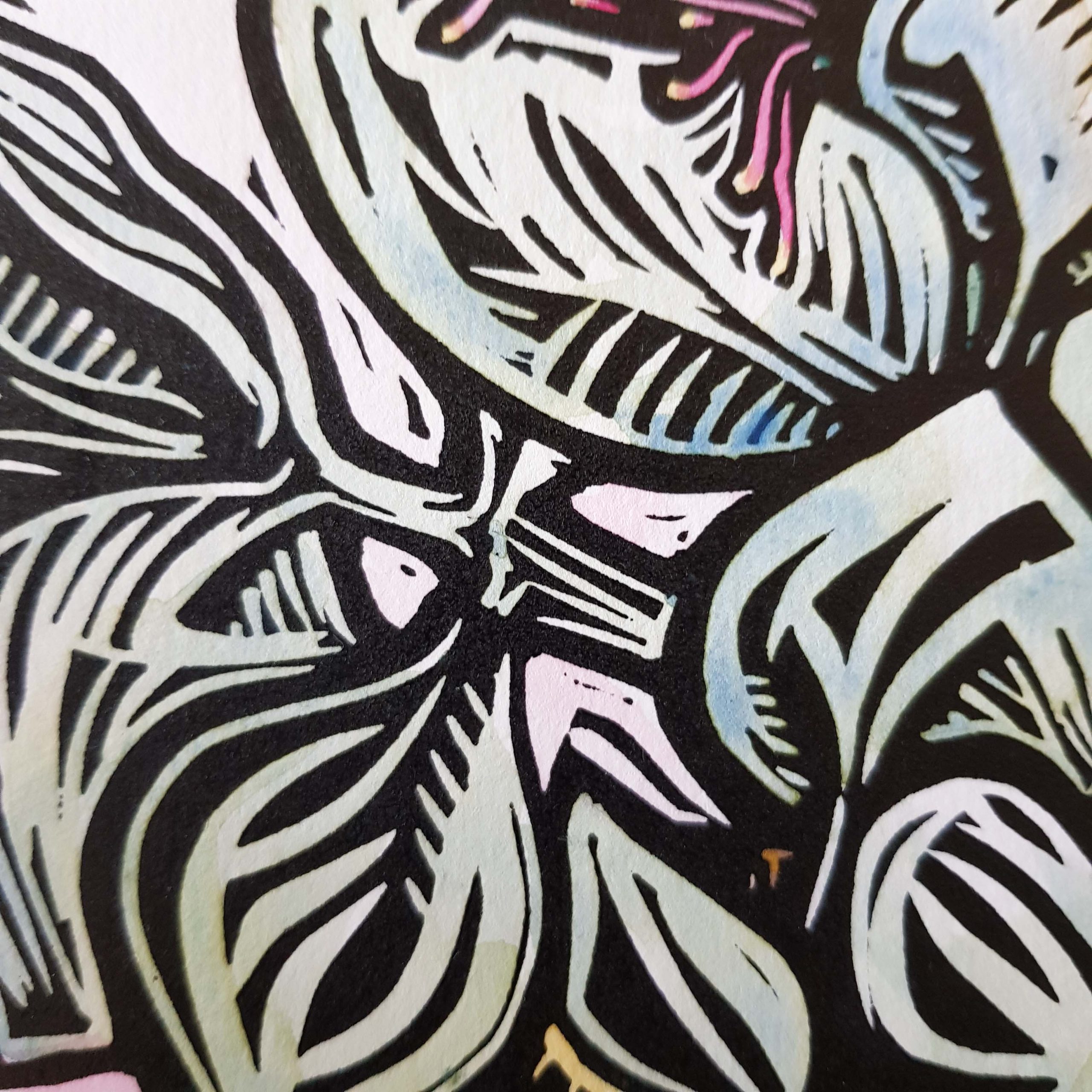 Coffee Pot Florals 2 By Nicola Cowie Watercolour