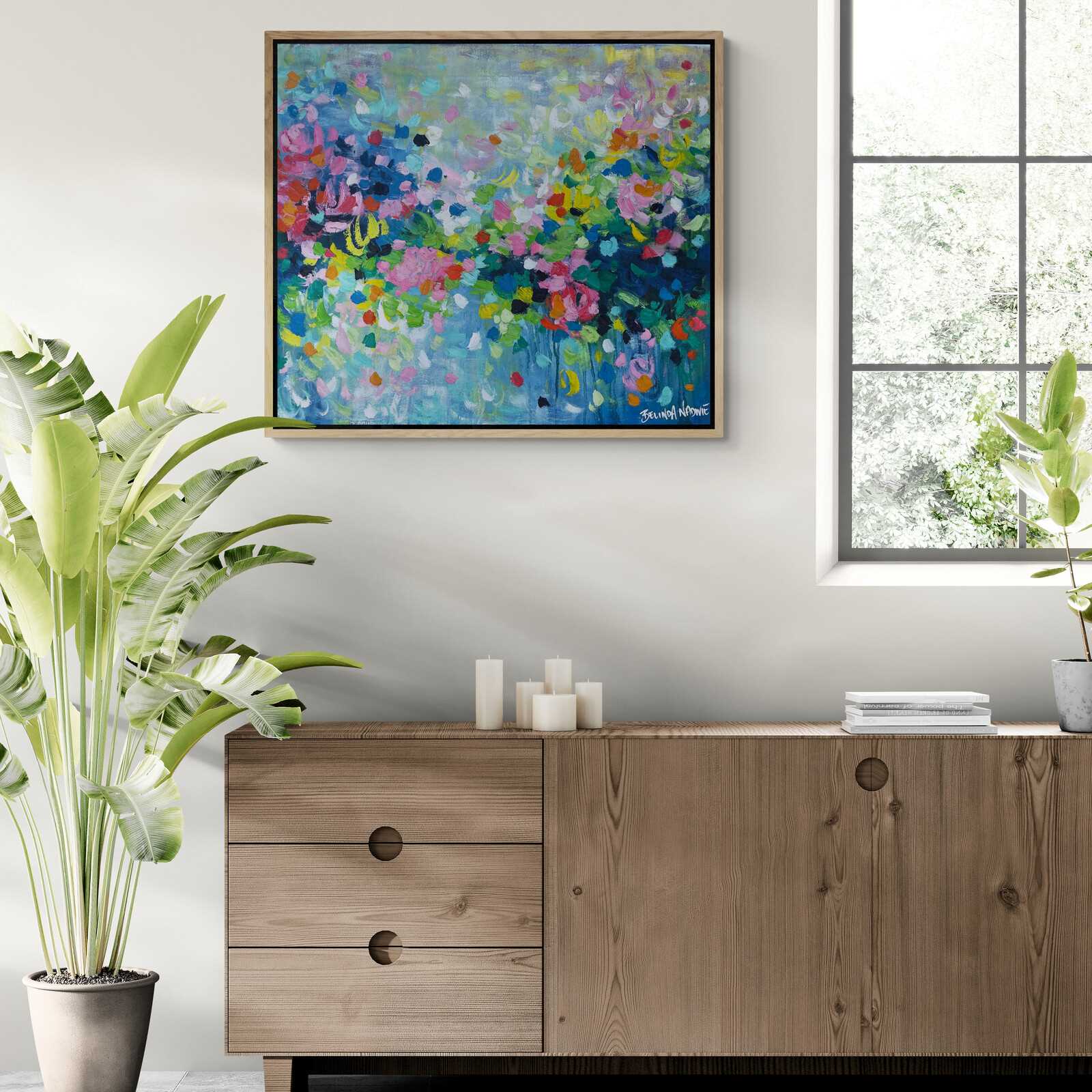 Belinda Nadwie Art Australian Artist Monet's Garden P4