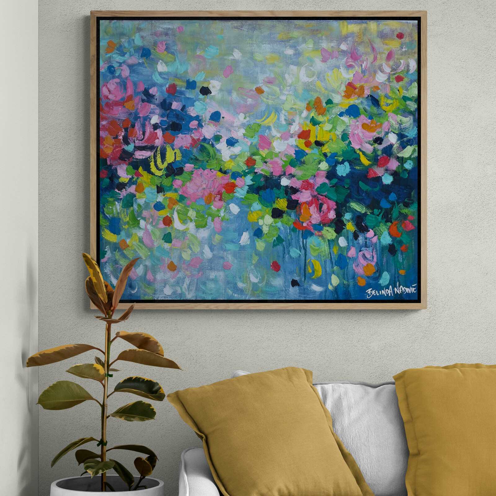 Belinda Nadwie Art Australian Artist Monet's Garden P5