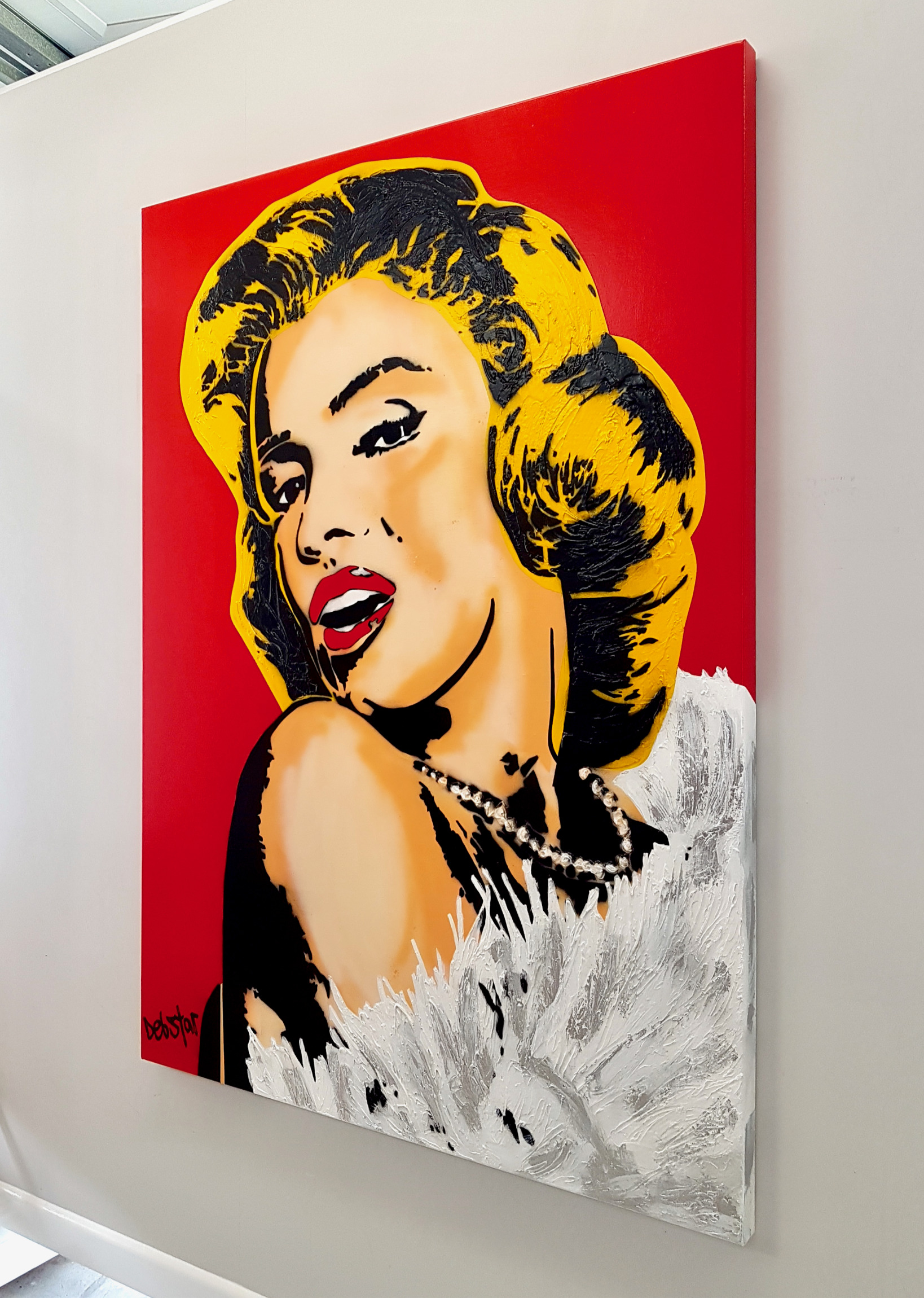 Marilyn Monroe Pop Art Deborah Lang Art Urban Canvas 3