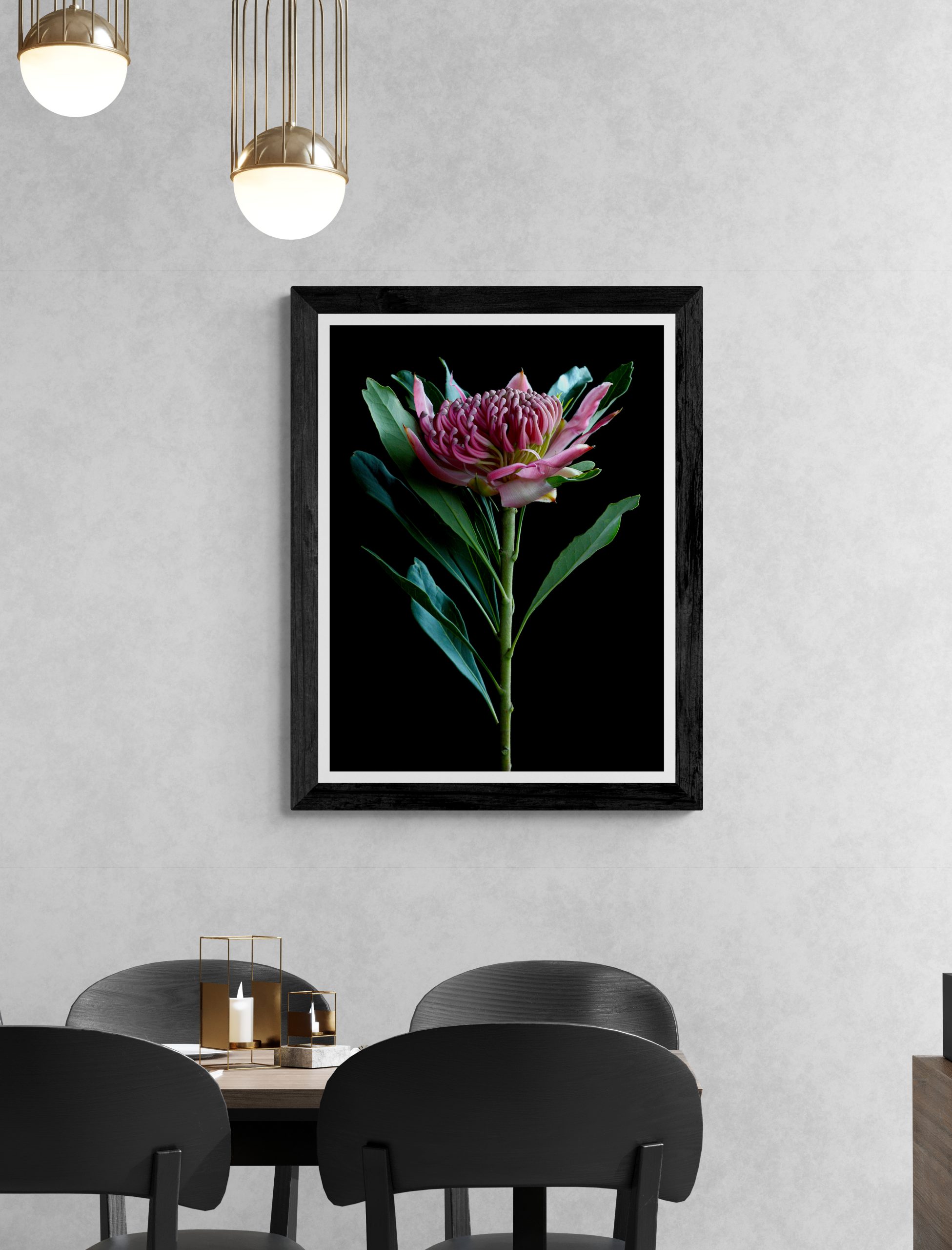 Modern Dining Room With Large Planter Box (17)