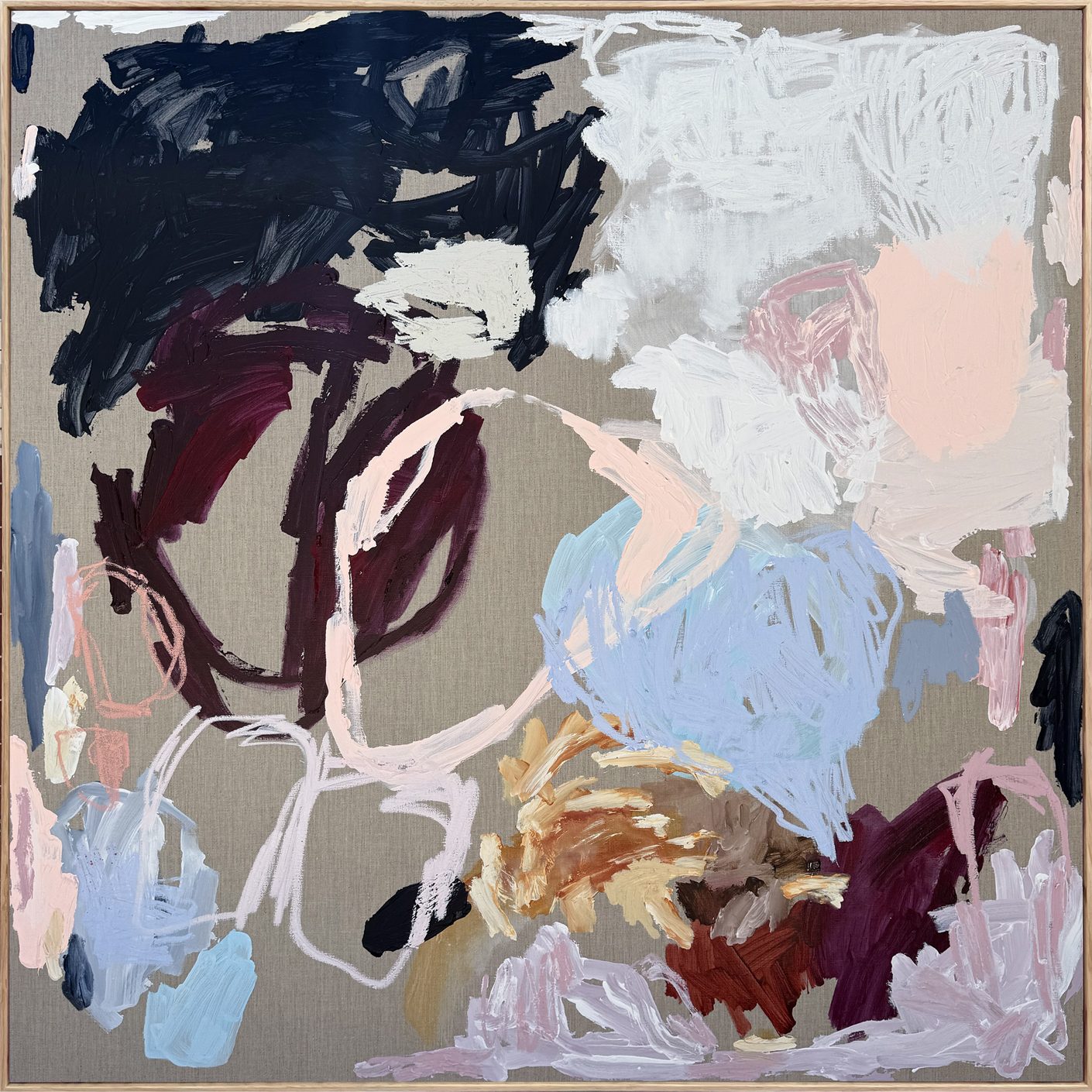 Perth Abstract Artist Rebecca Koerting Modern Jumbled Souls 100 W