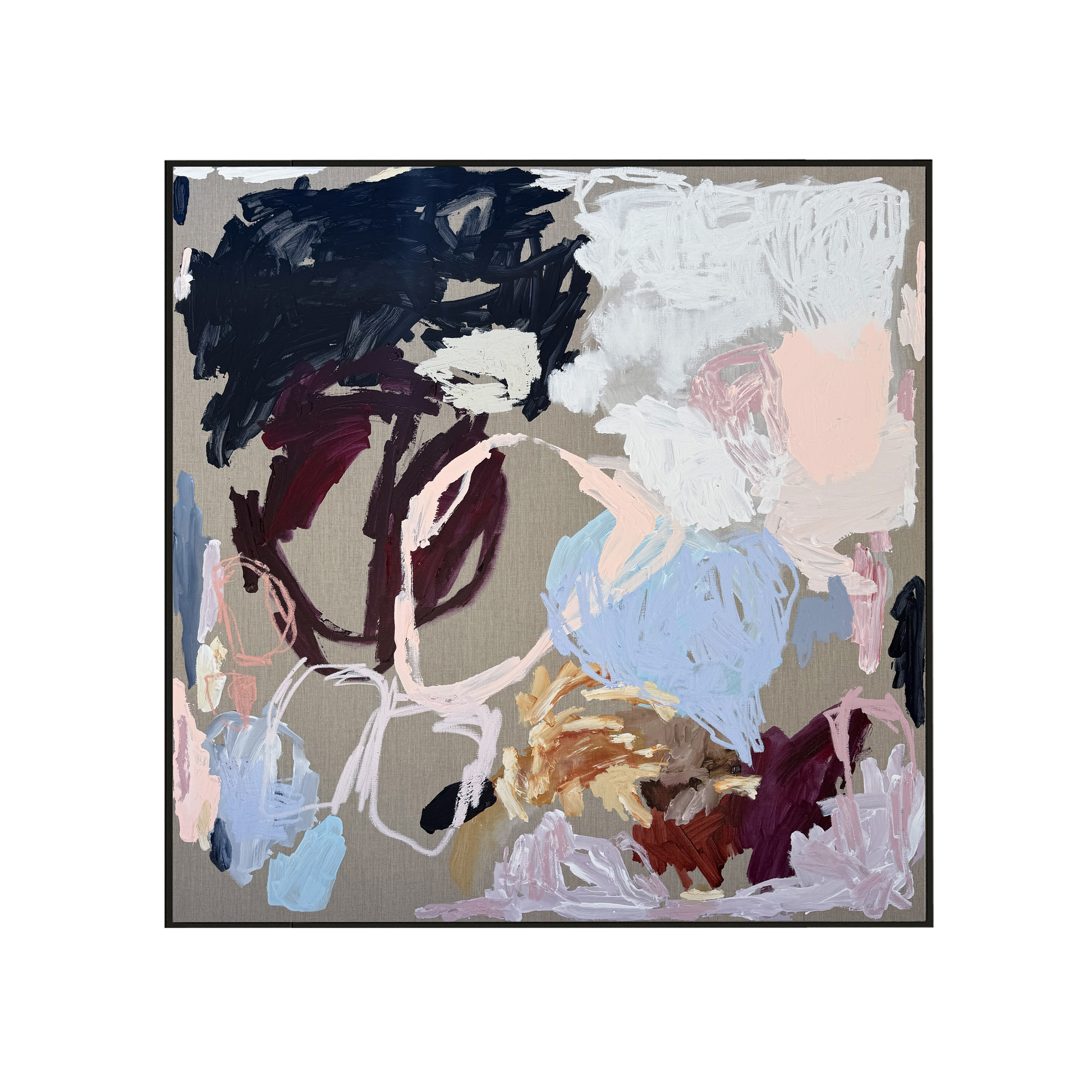 Perth Abstract Artist Rebecca Koerting Modern Jumbled Souls 100b W