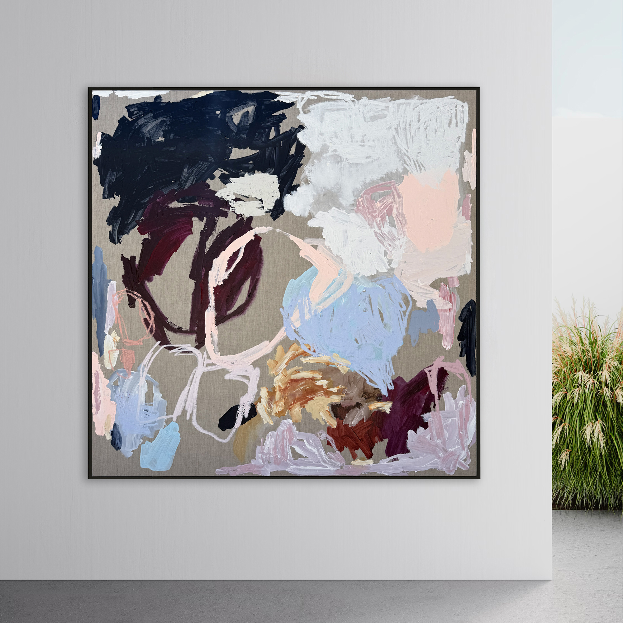 Pink Coral Rebecca Koerting Australian Contemporary Abstract