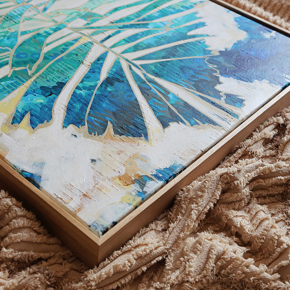 Lr 025 Black Palm Solitude I Smith & Brooks Art Tropical Art Holiday Vibes Far North Queensland Rainforest