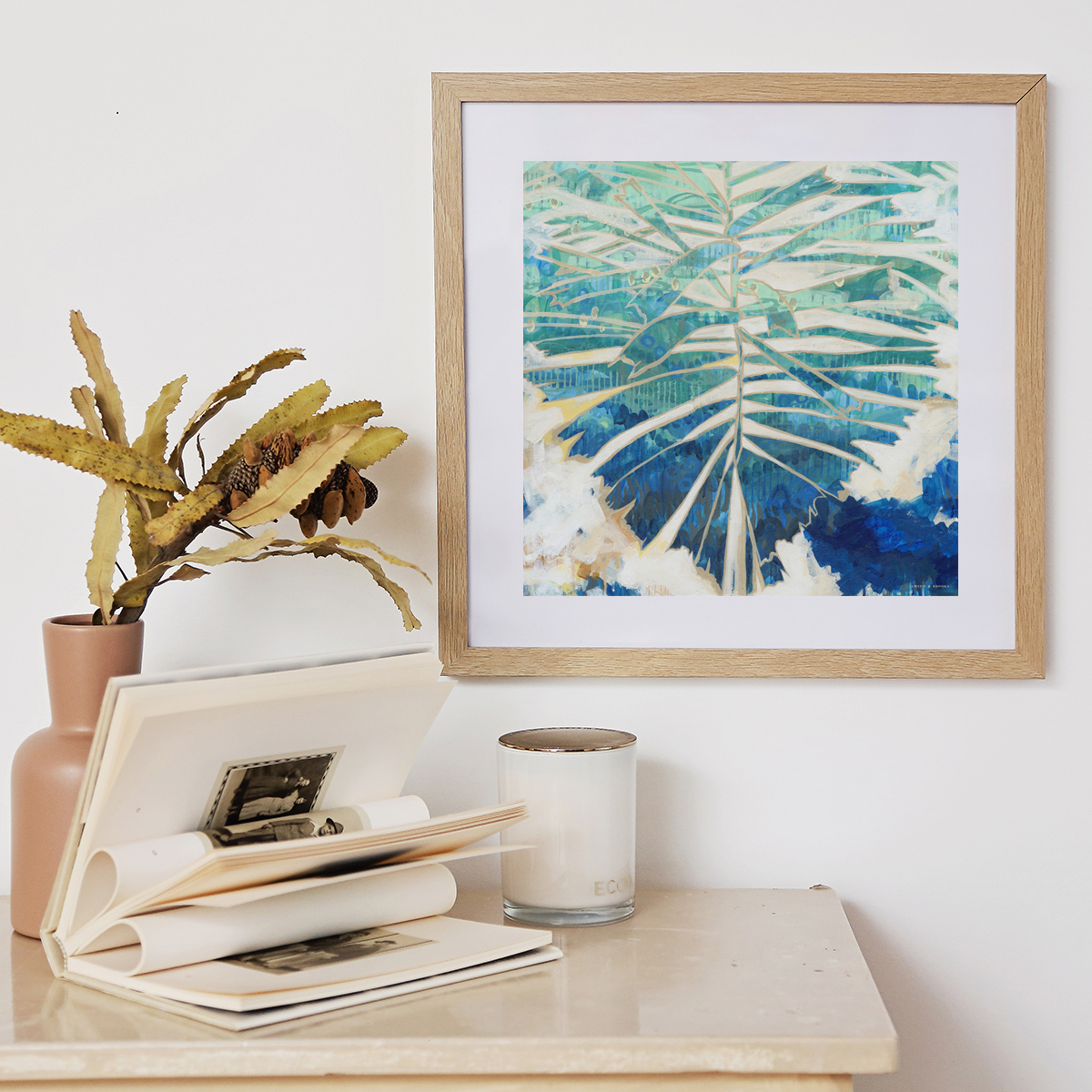 Lr 117 Black Palm Solitude I Smith & Brooks Art Tropical Art Holiday Vibes Far North Queensland Rainforest