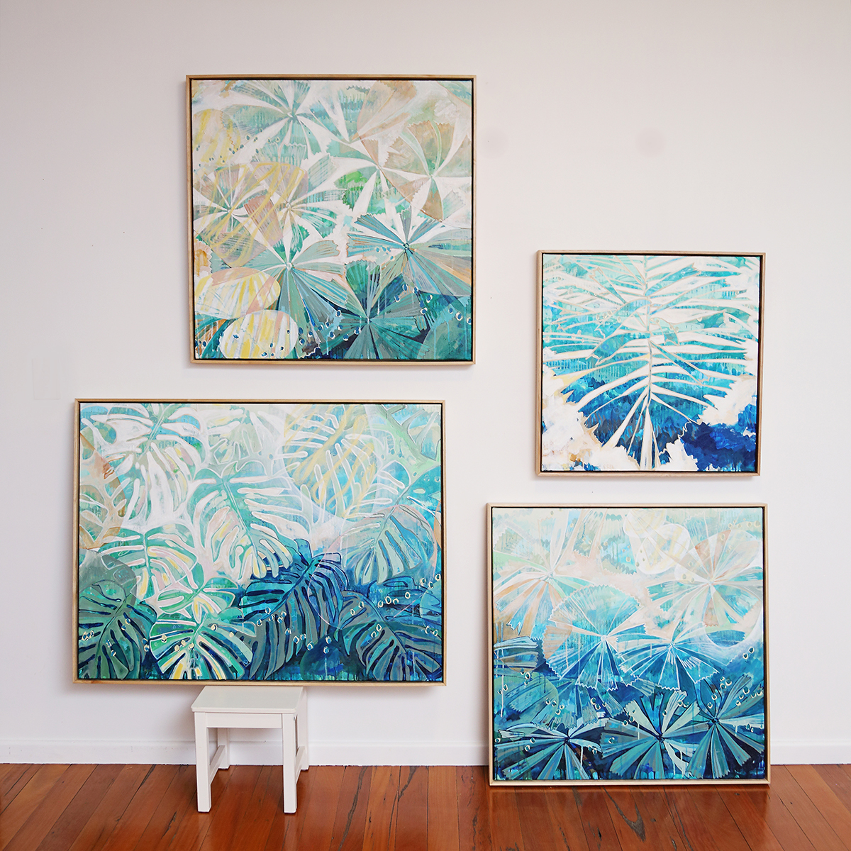 Lr 051 Tropical Art Smith And Brooks Art Matching Art Large Scale Blue Art Holiday Vibes Coastal Interiors