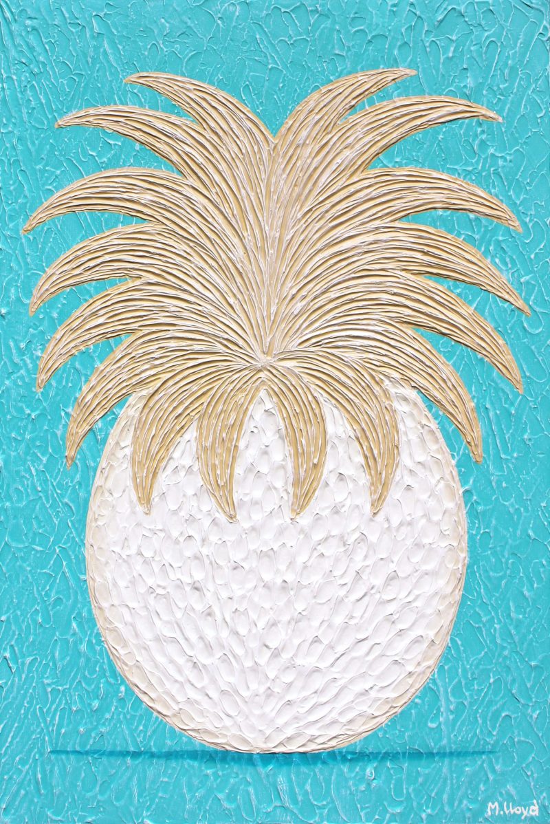 Pineapple Tropical Beach Blues