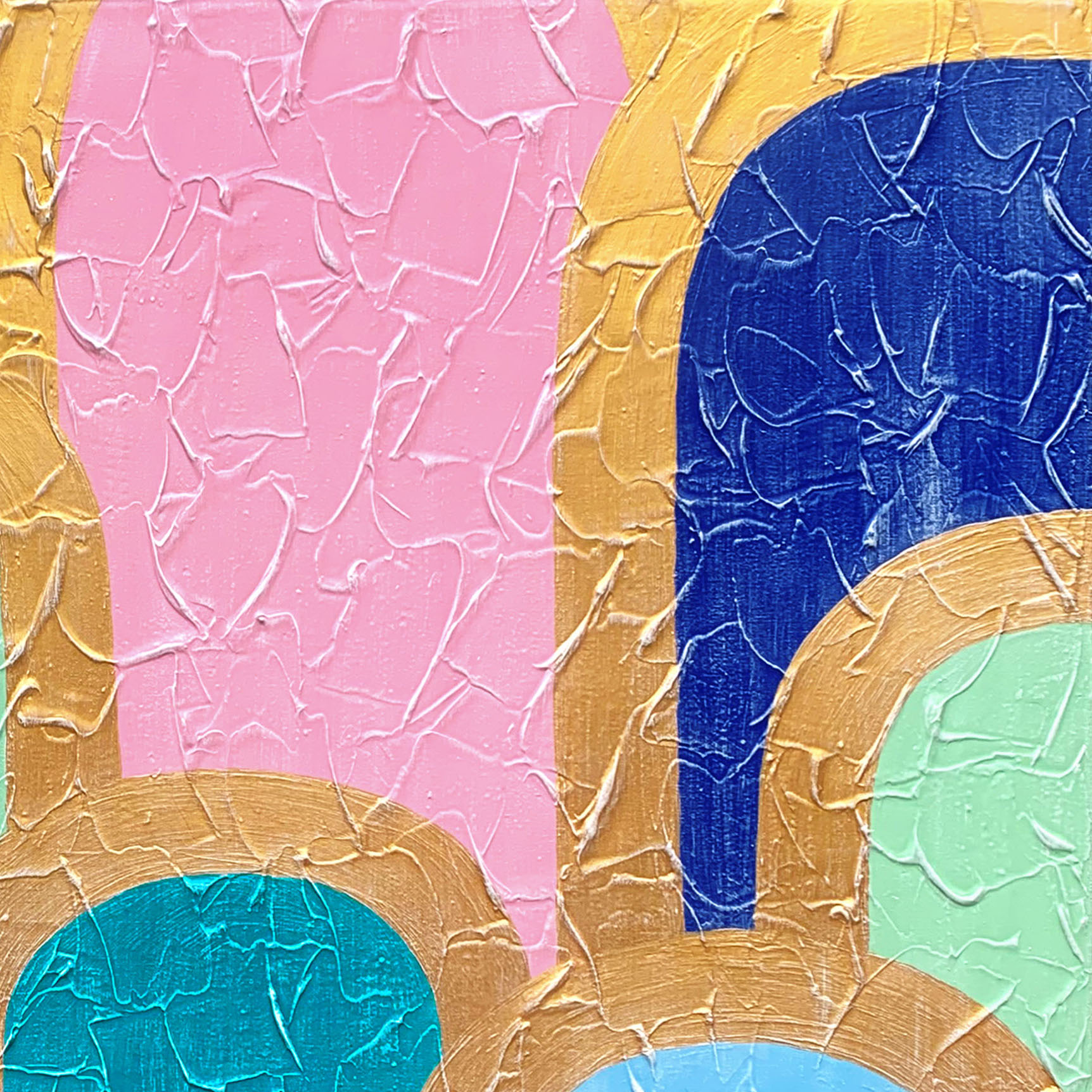 Close 2 Up Abstract Golden Arches Coastal Vibes