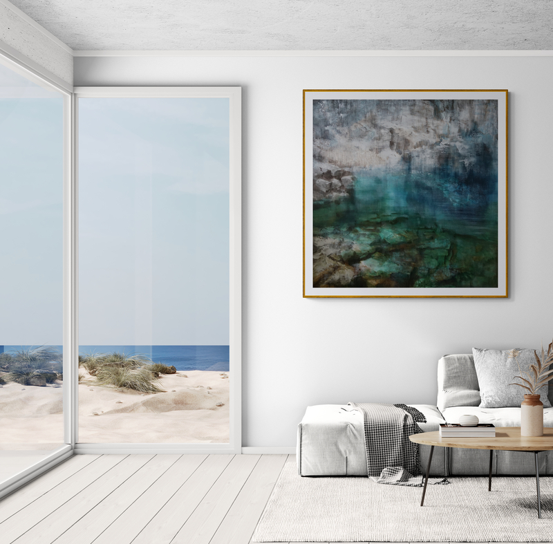 Canvy Crystal Clear 3 Coastal Living Room With Beach Views