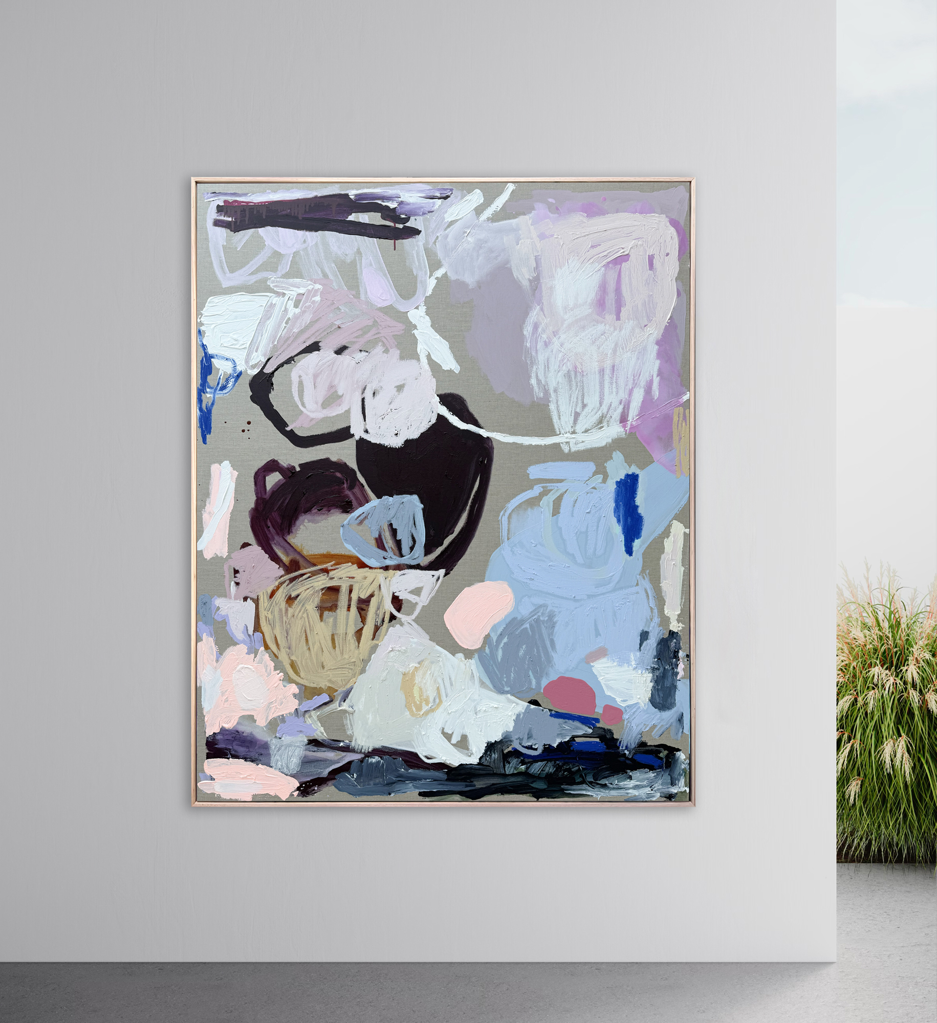 Pink Coral Rebecca Koerting Australian Contemporary Abstract