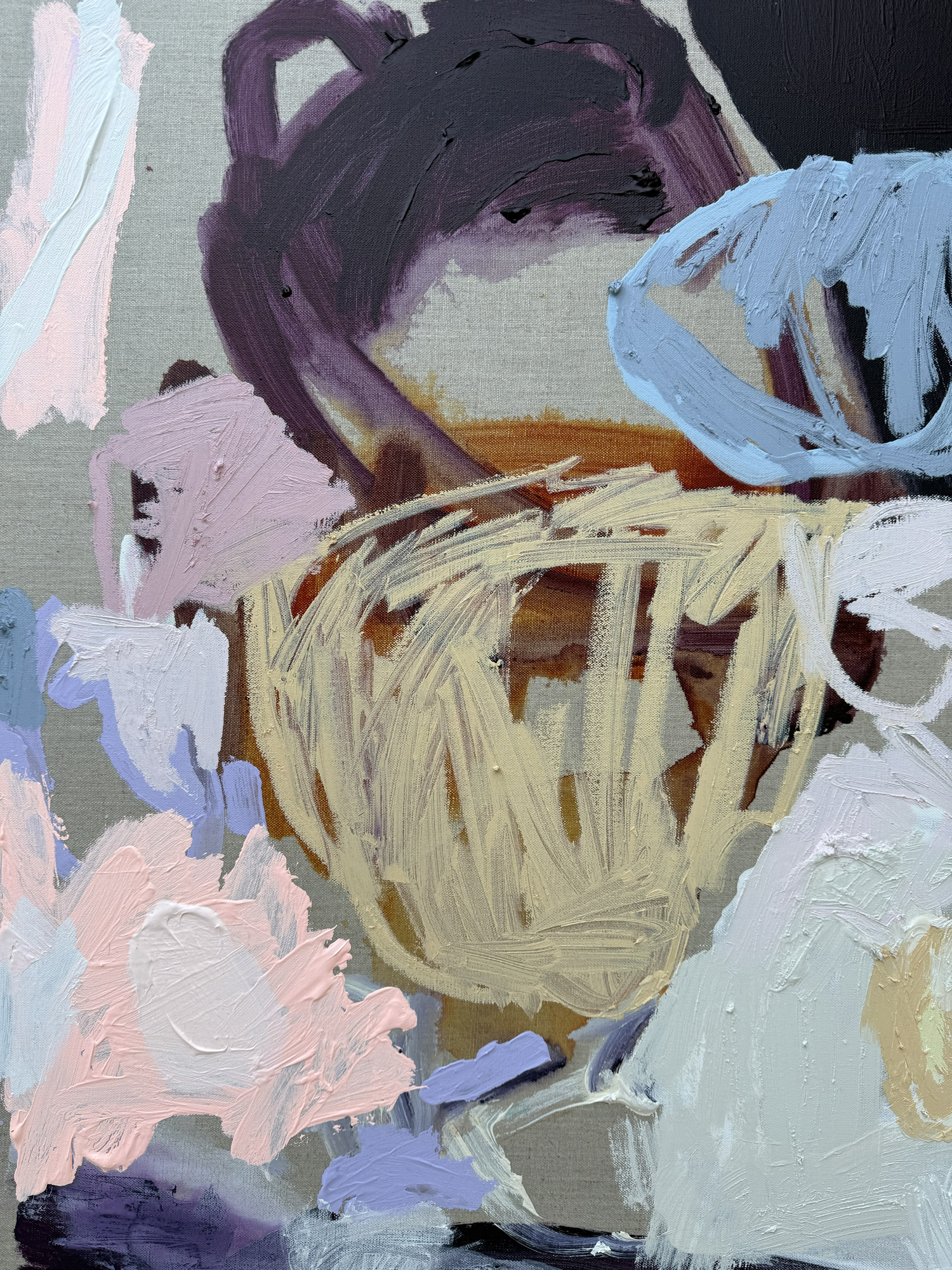 Australian Artist Rebecca Koerting Ride The Wave Abstract Painting 501 W