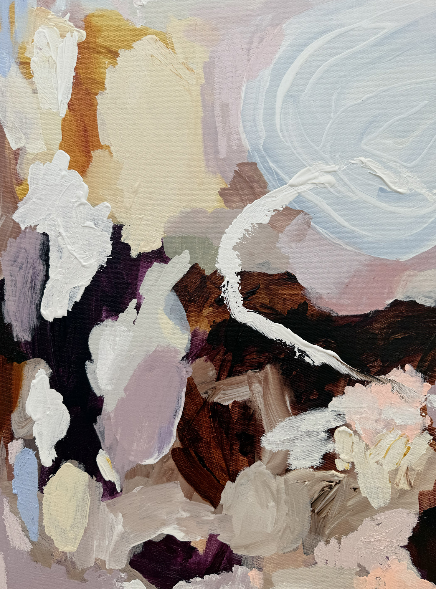 Australian Abstract Artist Rebecca Koerting Summers With You 500 W