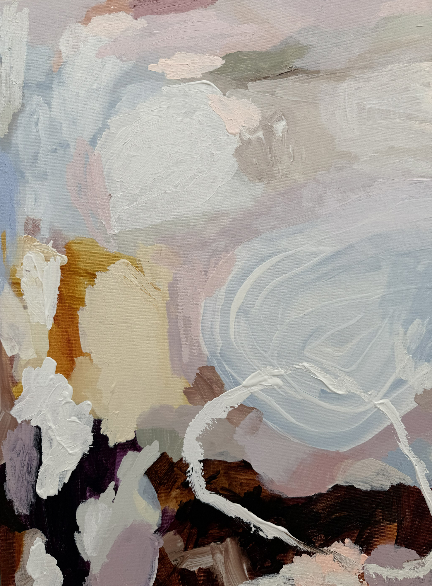 Australian Abstract Artist Rebecca Koerting Summers With You 501 W