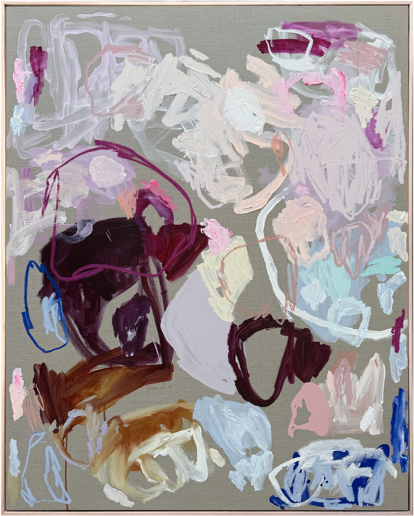 Pink Coral Rebecca Koerting Australian Contemporary Abstract