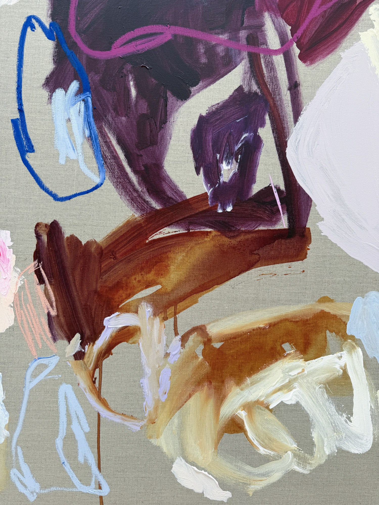 Australian Artist Rebecca Koerting Wild Free Abstract Painting 502 W