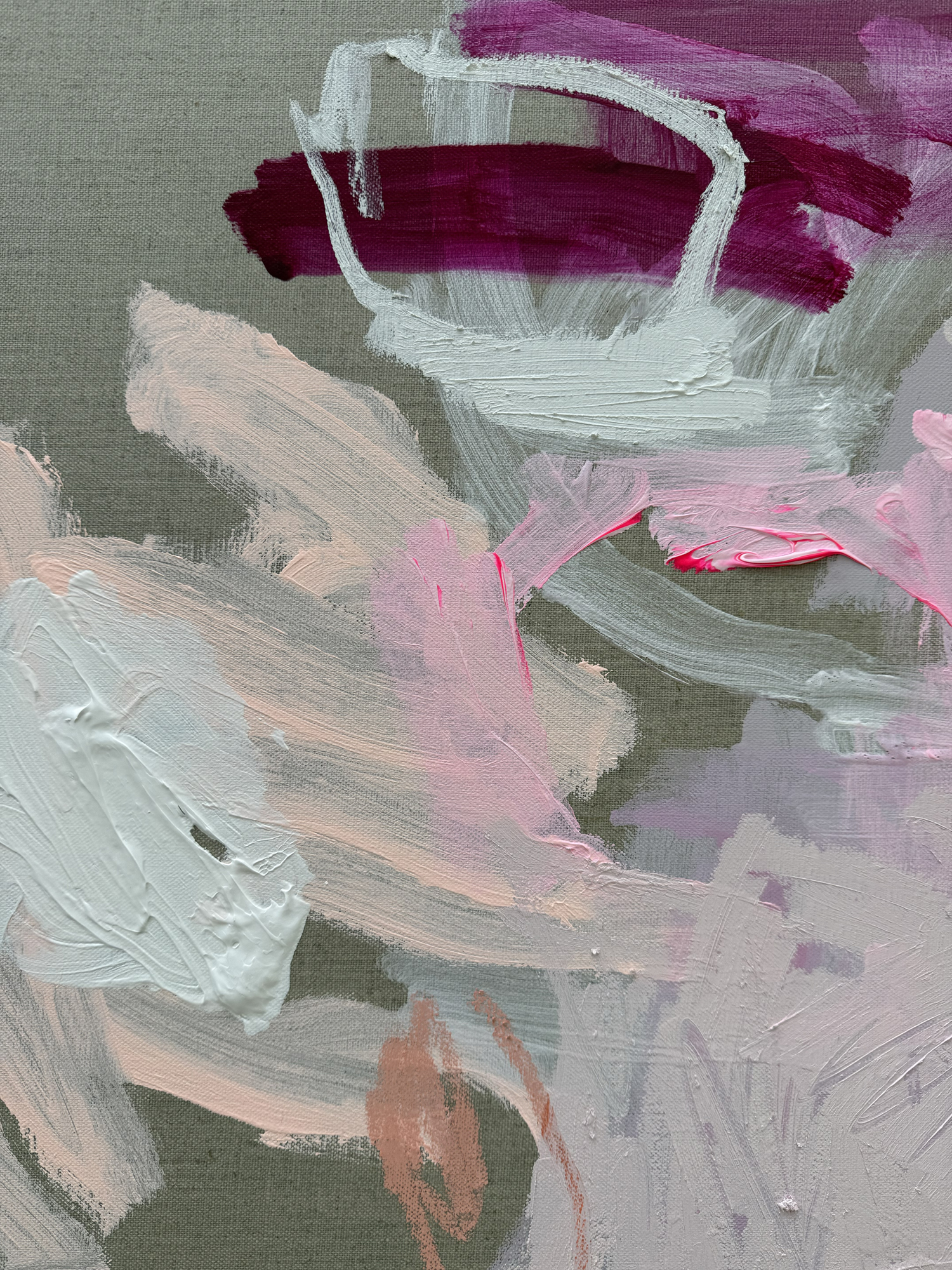 Australian Artist Rebecca Koerting Wild Free Abstract Painting 504 W