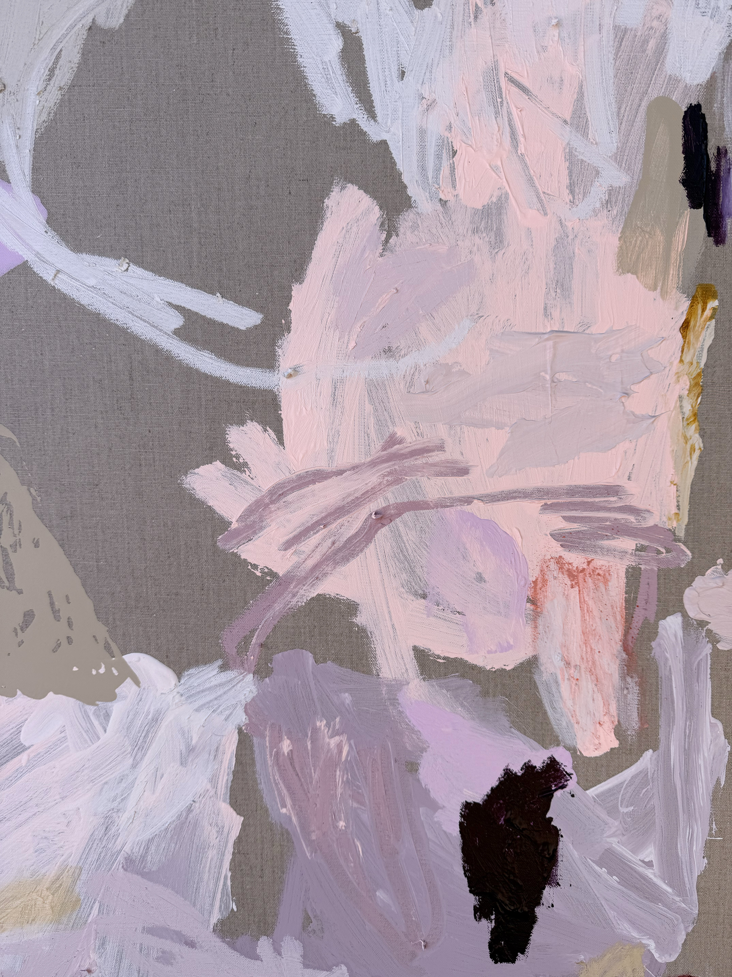 Australian Artist Rebecca Koerting Stuck On You Abstract Painting 503 W