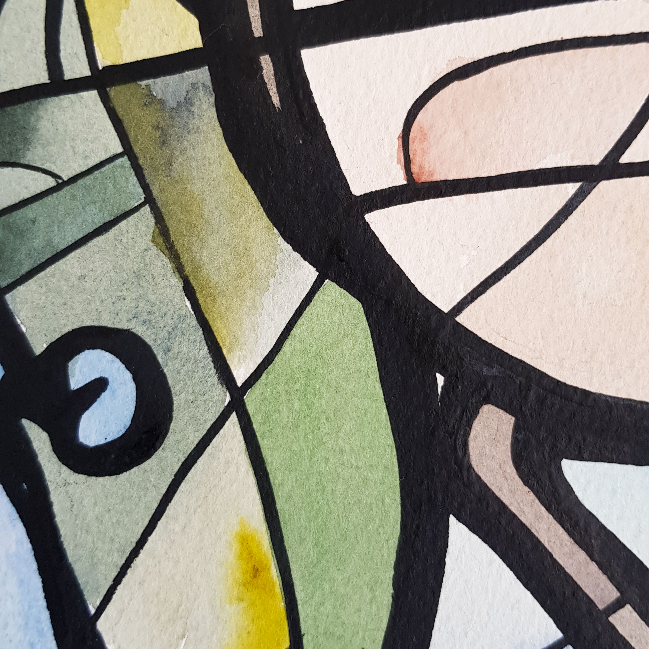 In The Gum Leaves By Nicola Cowie Ink Leaves