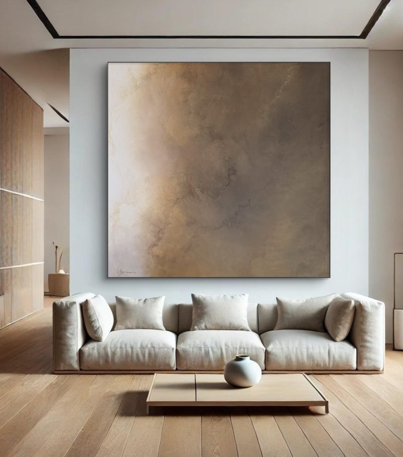 Terra’s Pulse – oak floating frame