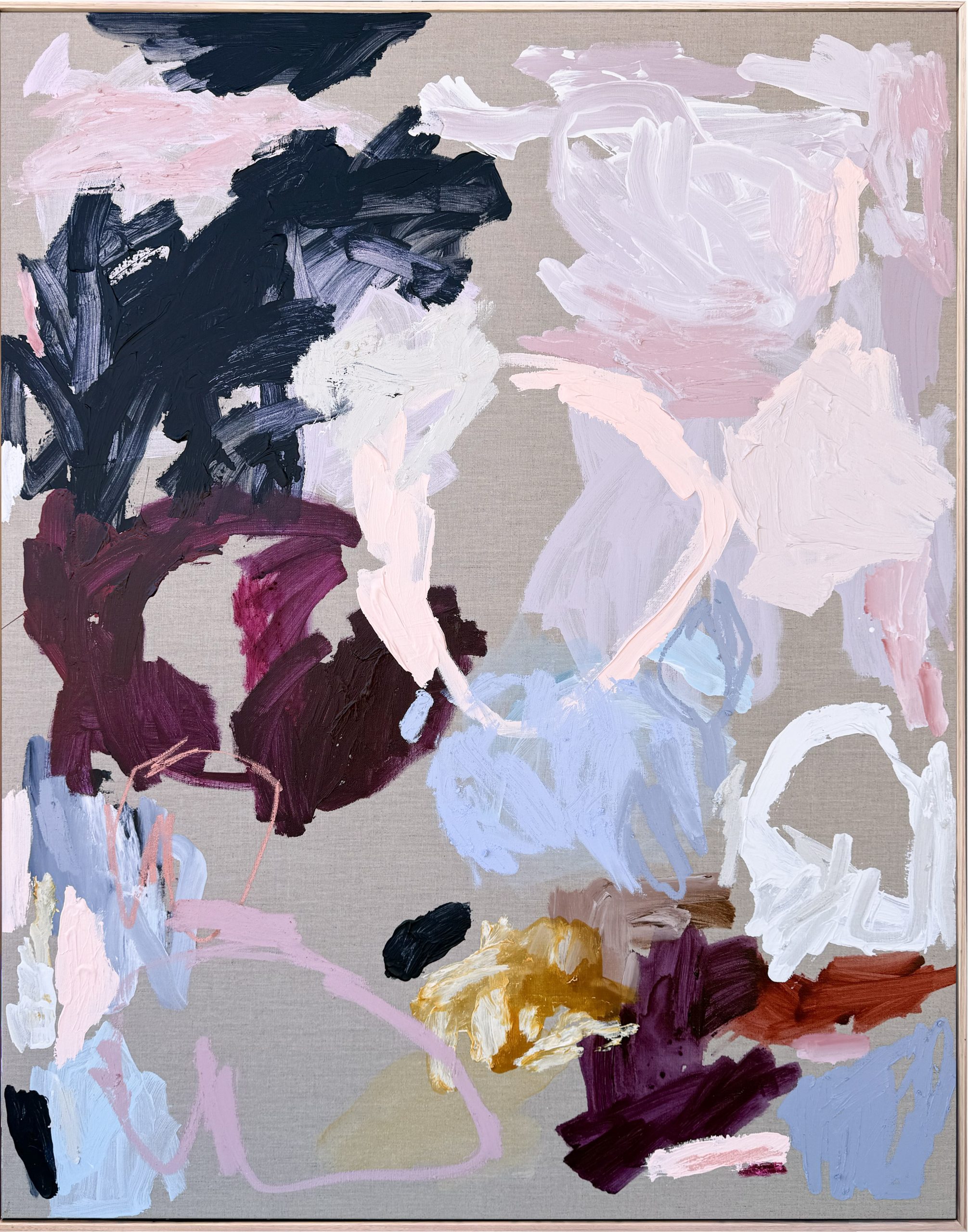 Australian Artist Rebecca Koerting Midnight Disco Abstract Painting 200