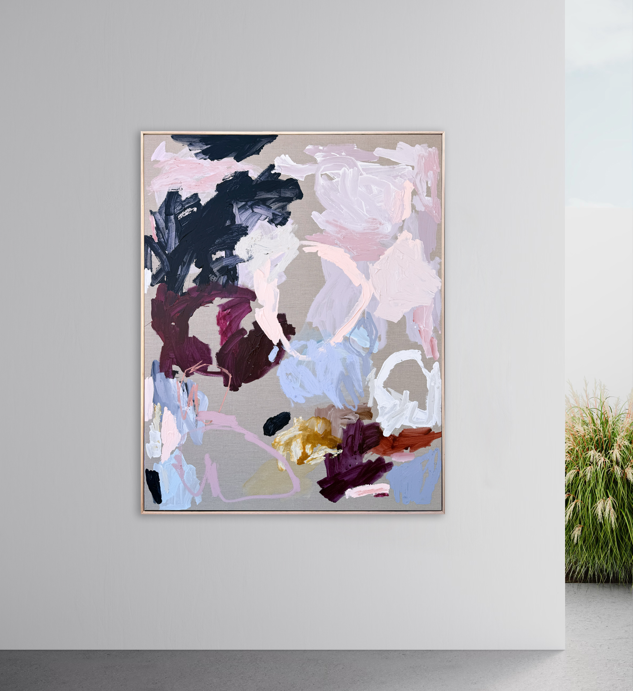 Pink Coral Rebecca Koerting Australian Contemporary Abstract