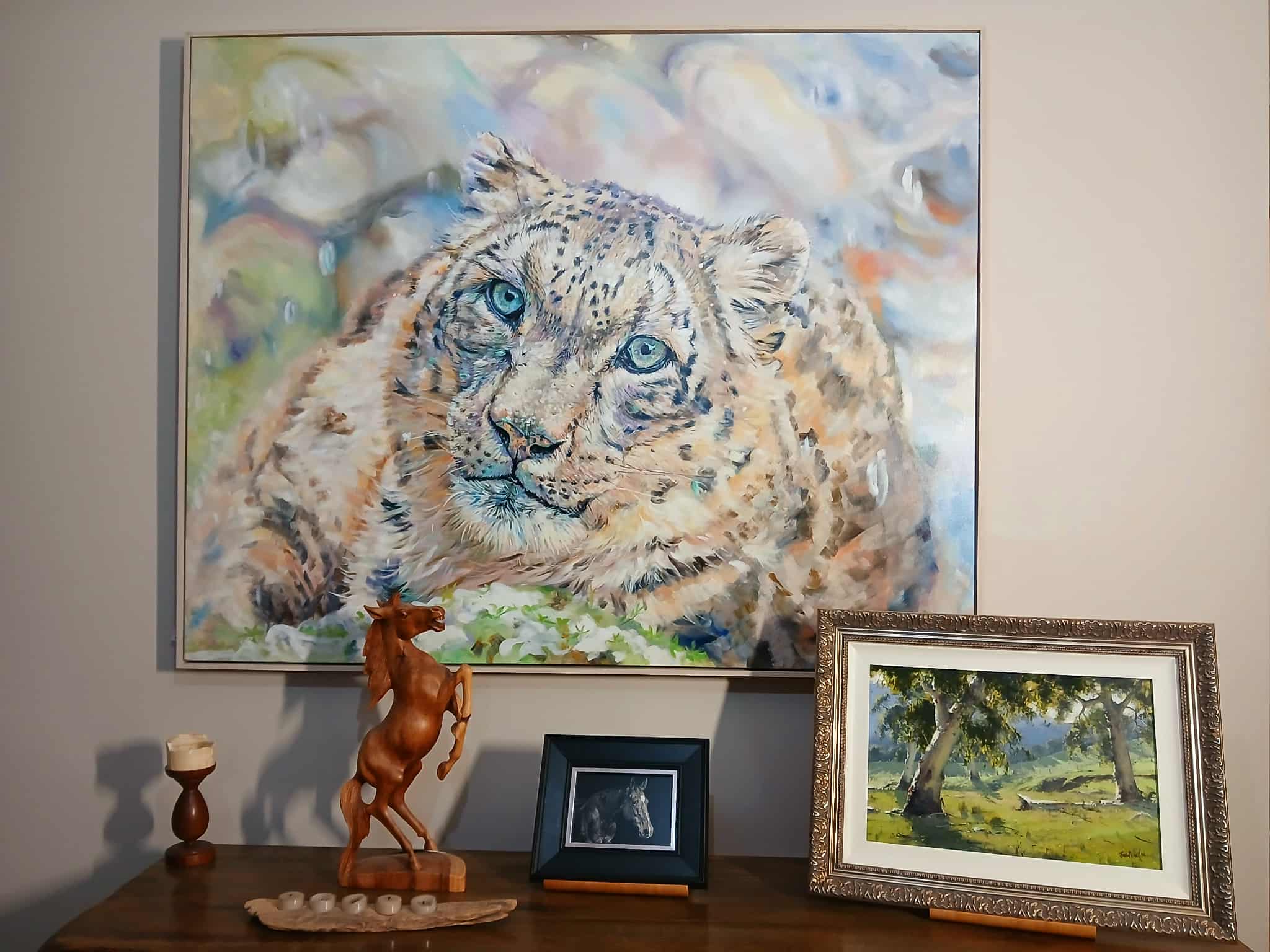 You Need Only Be Still Hanging At Home Jo S. Stacey Fine Art Oils