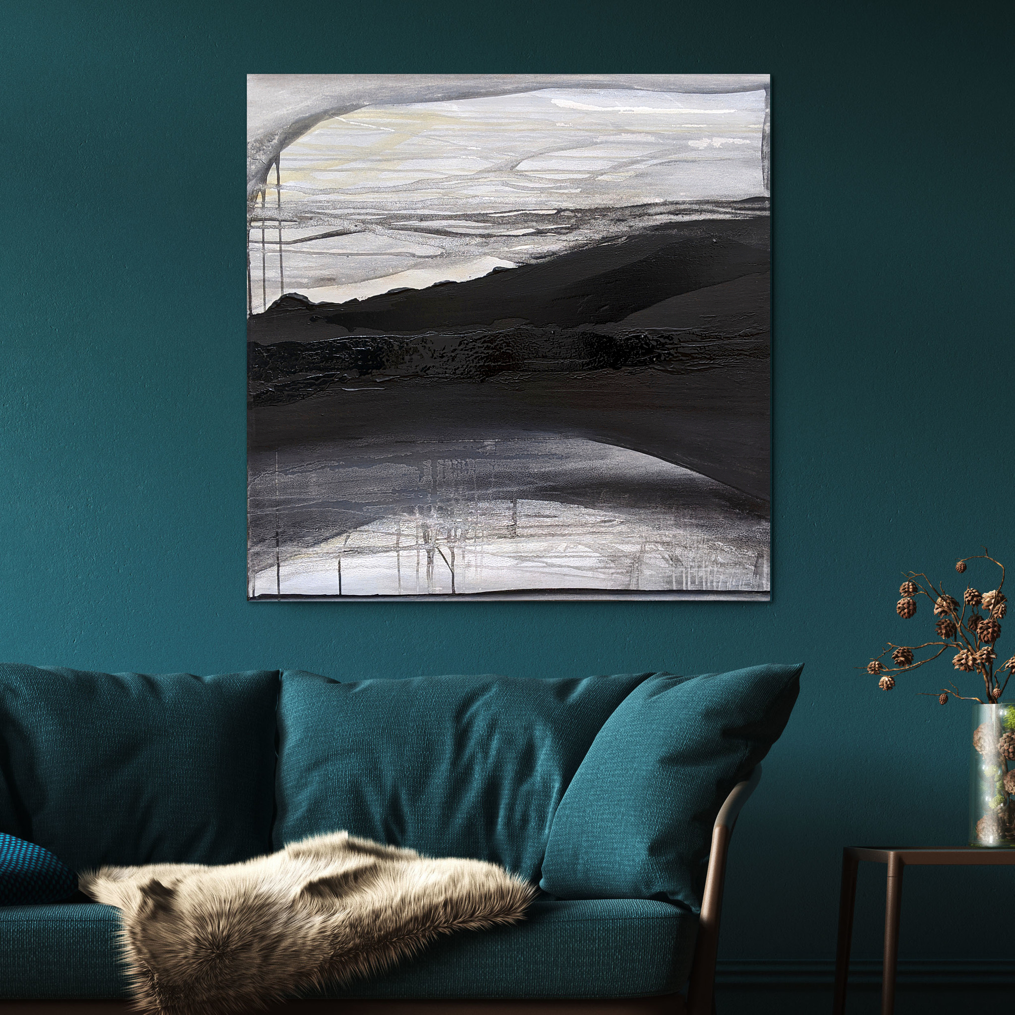 Emilie Heurtevent Landscape 17 91x91cm 2020 In Situ2