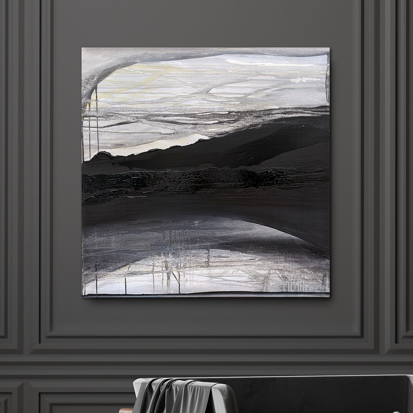 Emilie Heurtevent Landscape 17 91x91cm 2020 In Situ3