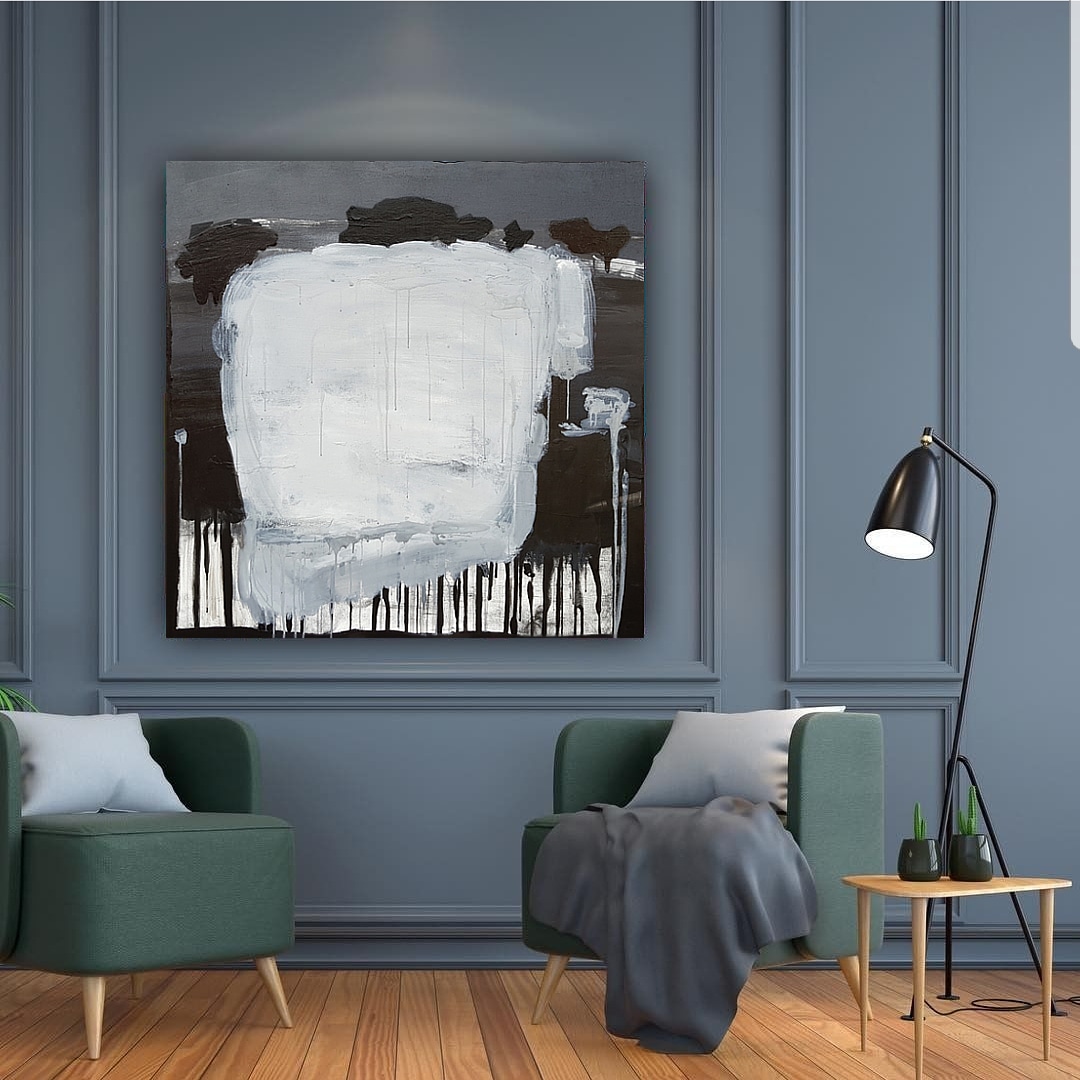 Emilie Heurtevent Decay & Renewal No 4 122cm X 122cm Insitu