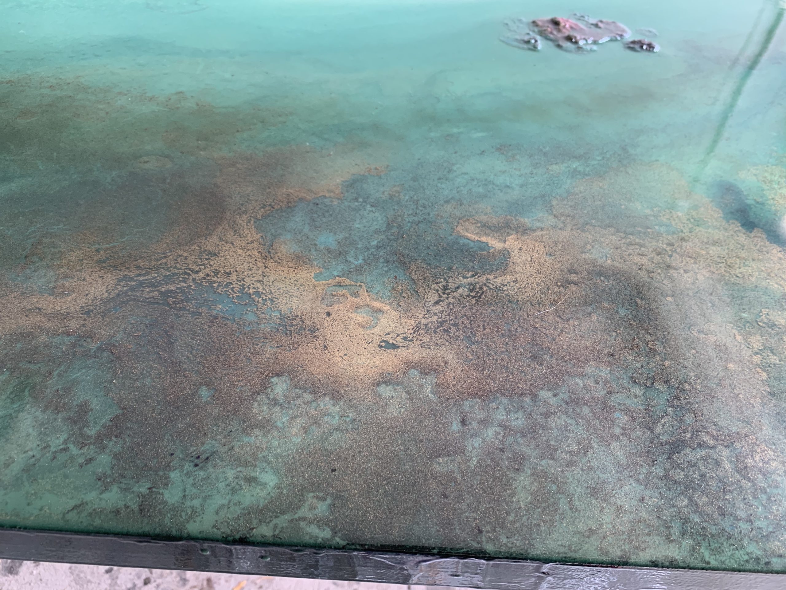 Green Ocean Resin Wall A By Petra Meiklert5