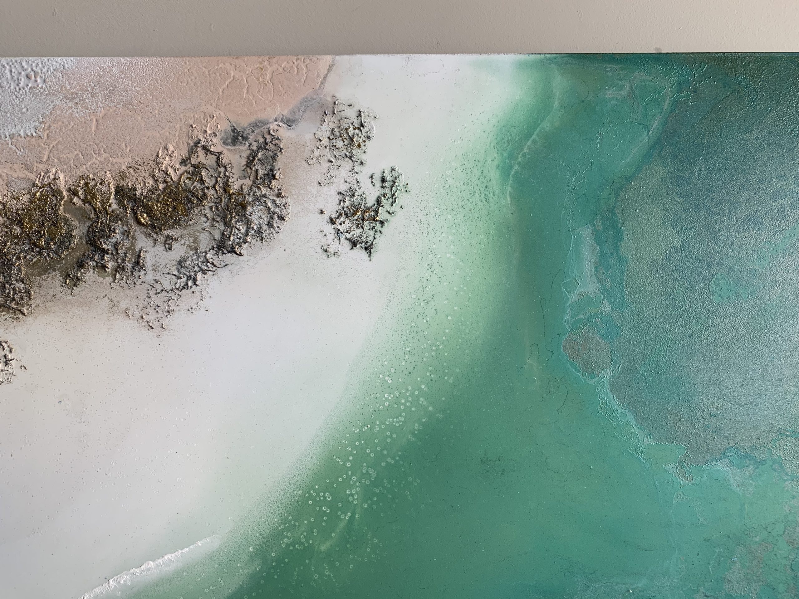 Textured Coastal Abstract Painting By Petra Meiklert6