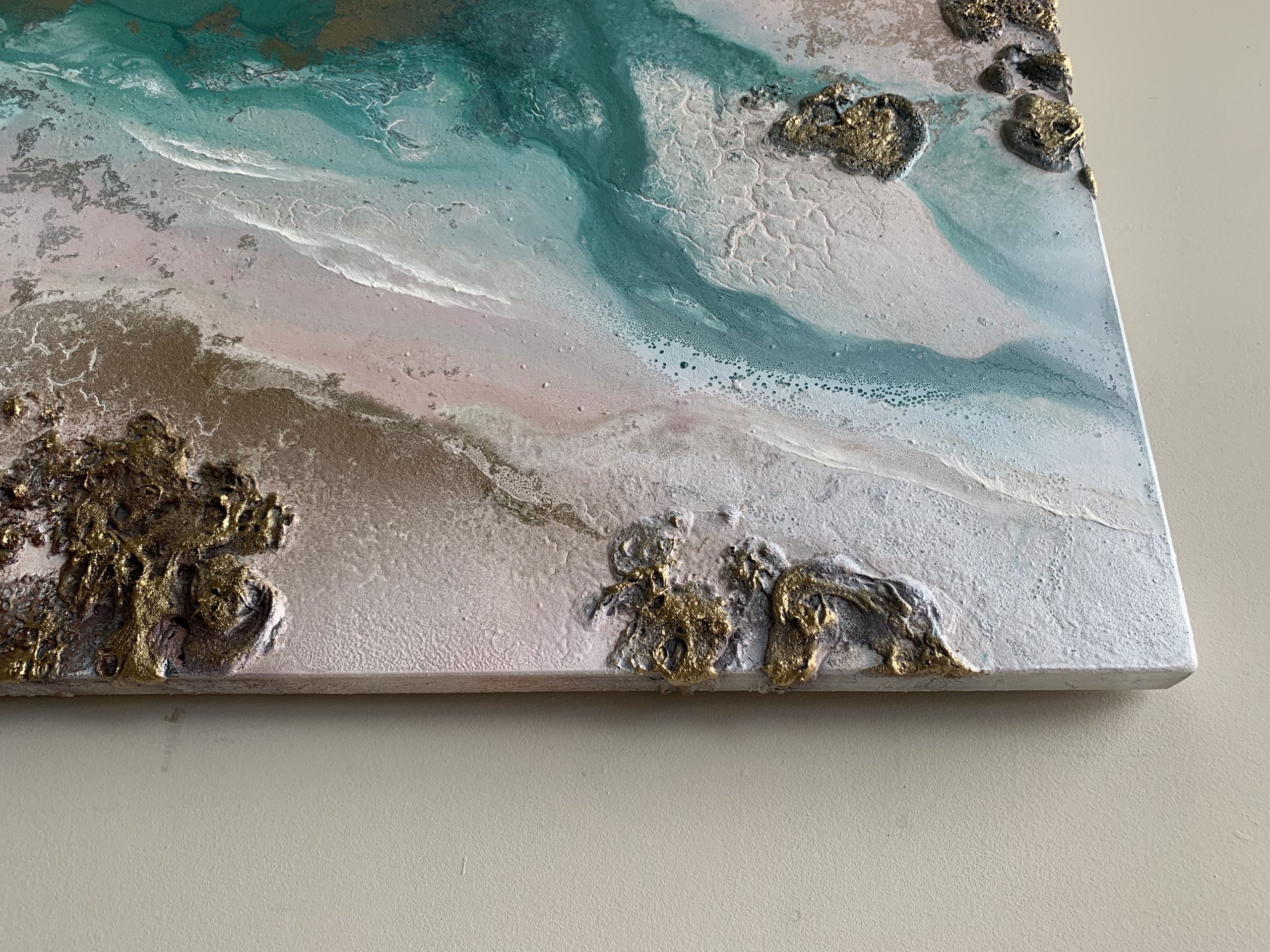 Ocean Inspired Abstract Painting By Petra Meikle3