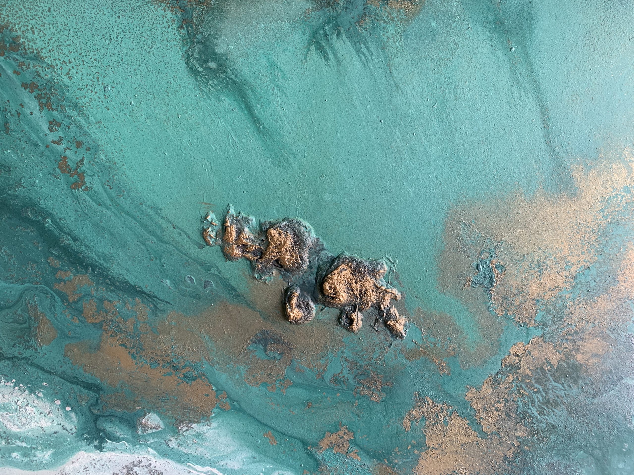 Ocean Inspired Abstract Painting By Petra Meikle4