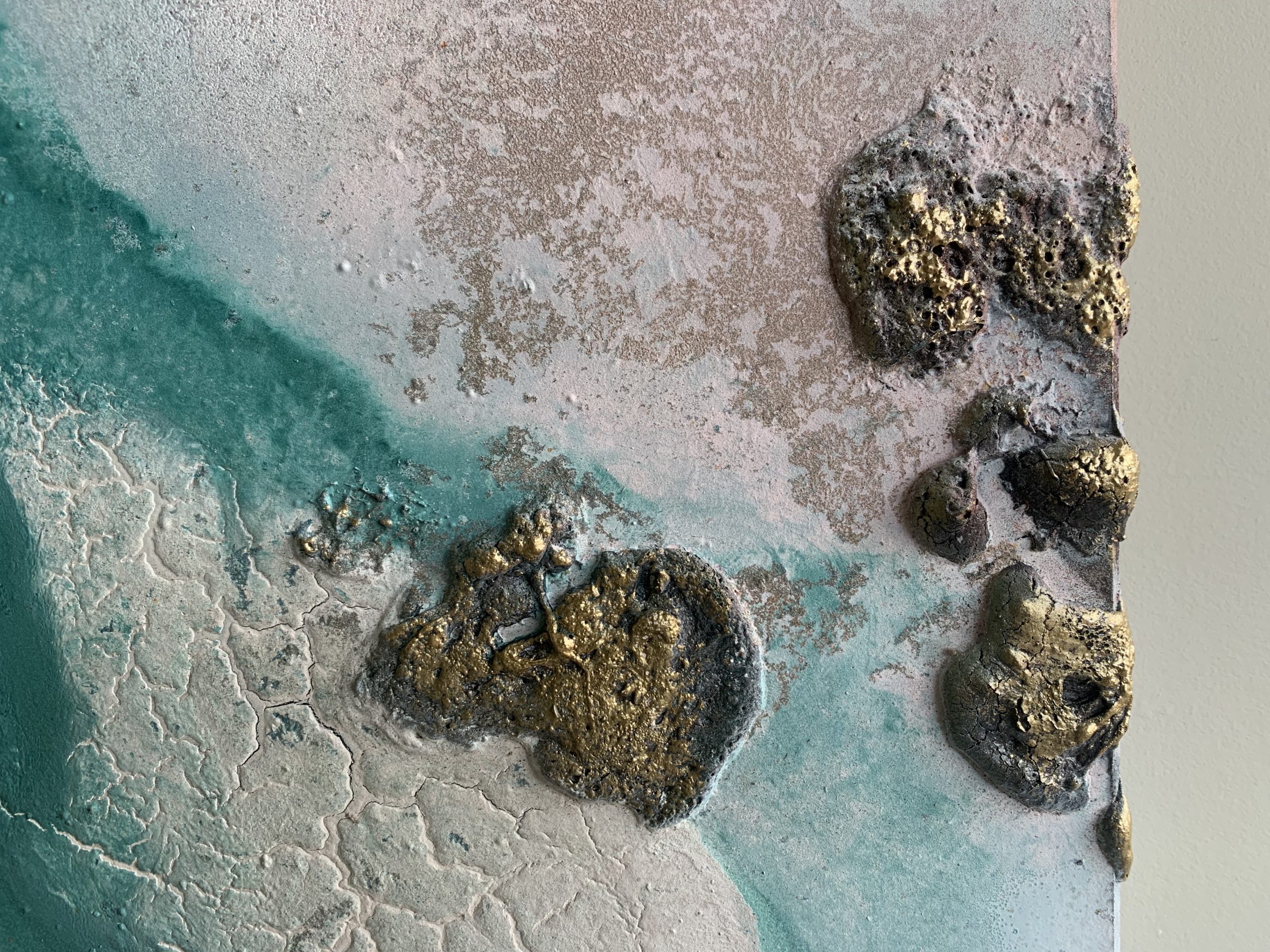 Ocean Inspired Abstract Painting By Petra Meikle2