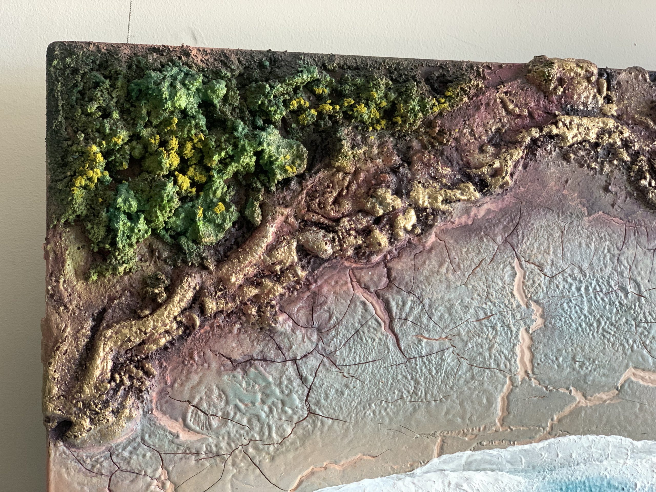 Teal Ocean Abstract Artwork By Petra Meikle3