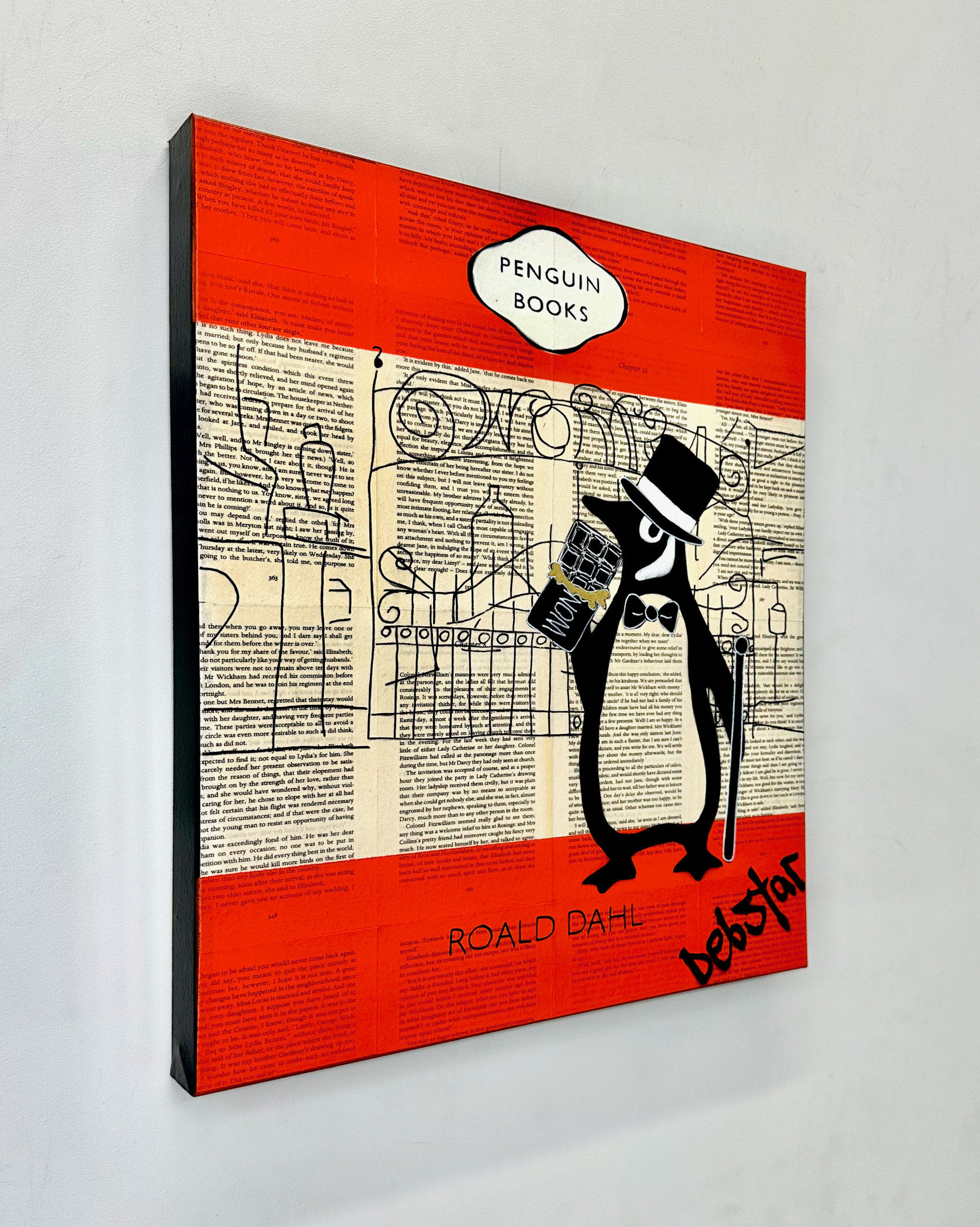 Penguin Books Charlie And The Chocolate Factory Pop Art Deborah Lang Art Urban Canvas 3