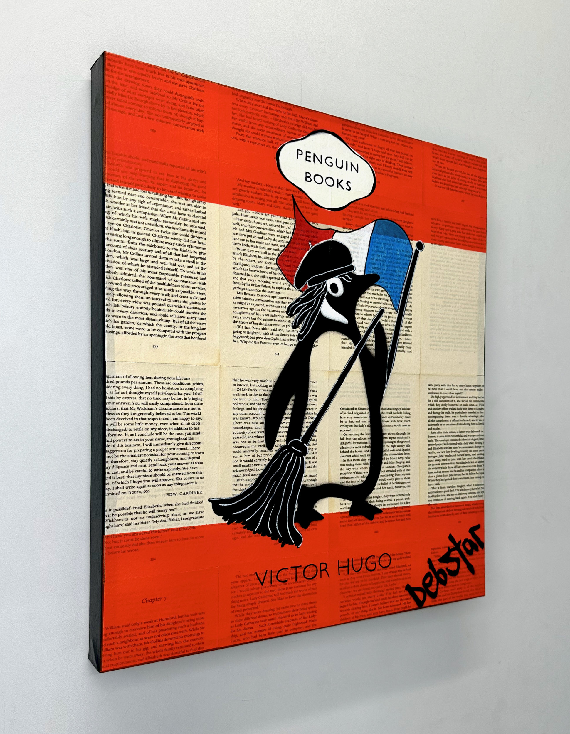 Penguin Books Les Miserables Factory Pop Art Deborah Lang Art Urban Canvas 3
