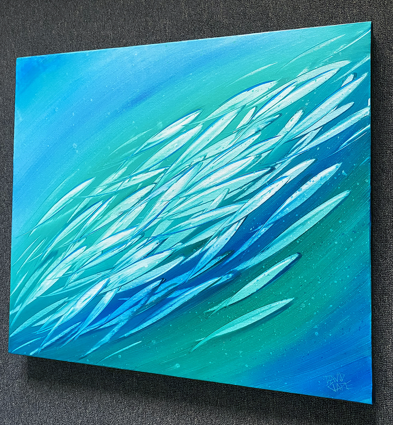 Fish In Green And Aqua Rs Lr