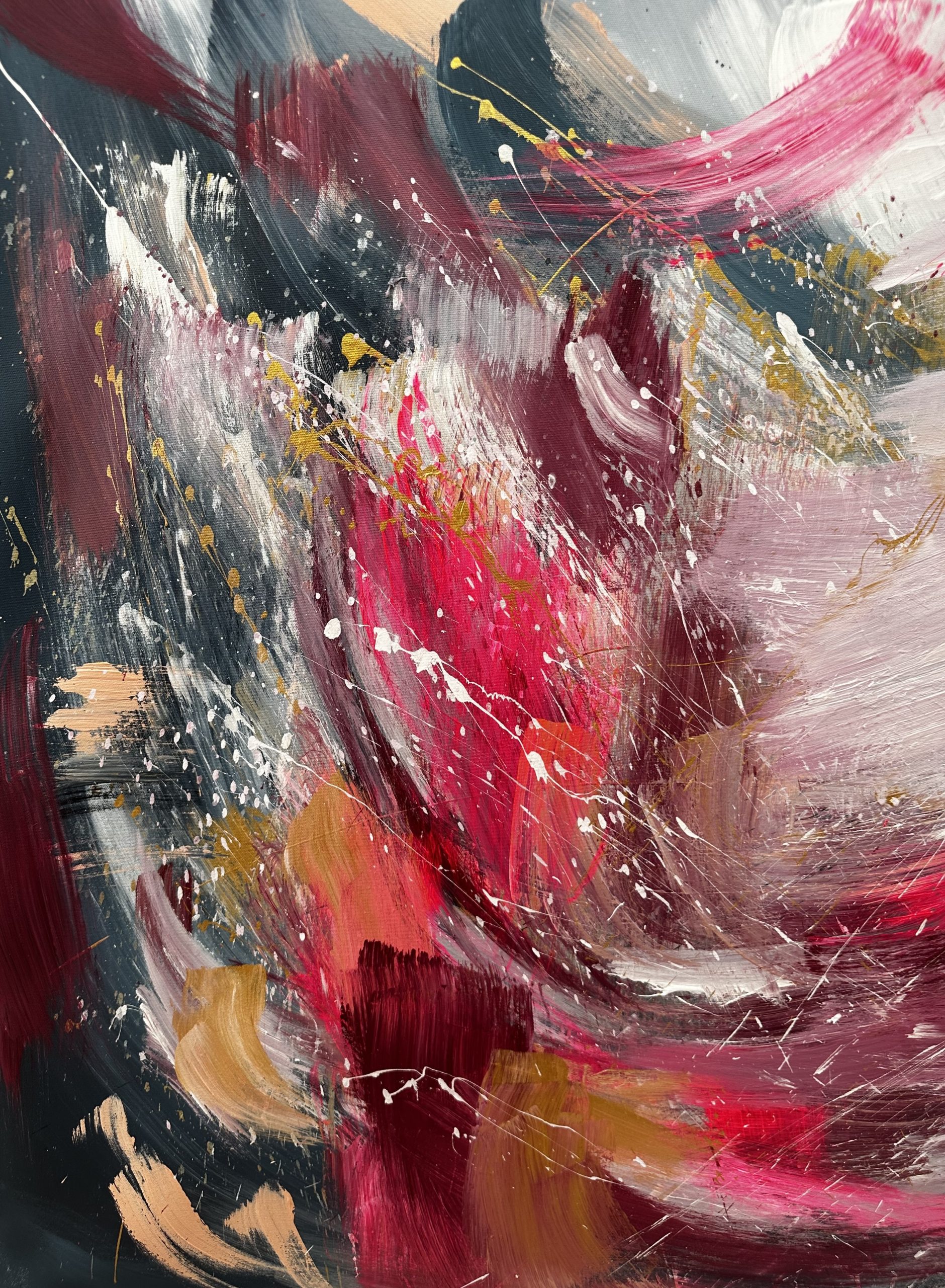 Alanah Jarvjis Abstract Art Closeup