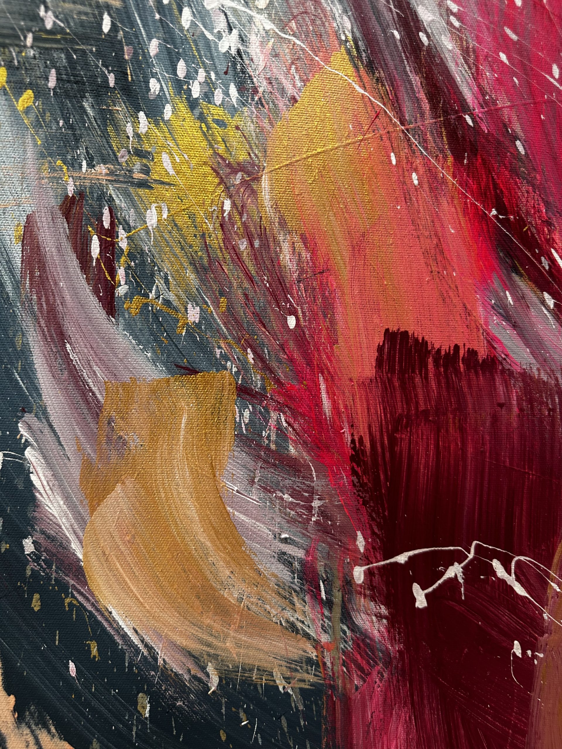 Closeup Detail Alanah Jarvis Abstract Art