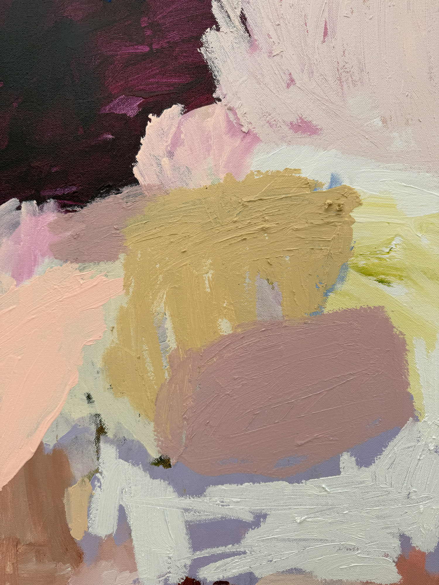 Australian Artist Rebecca Koerting Struck By You Abstract Painting 500 W