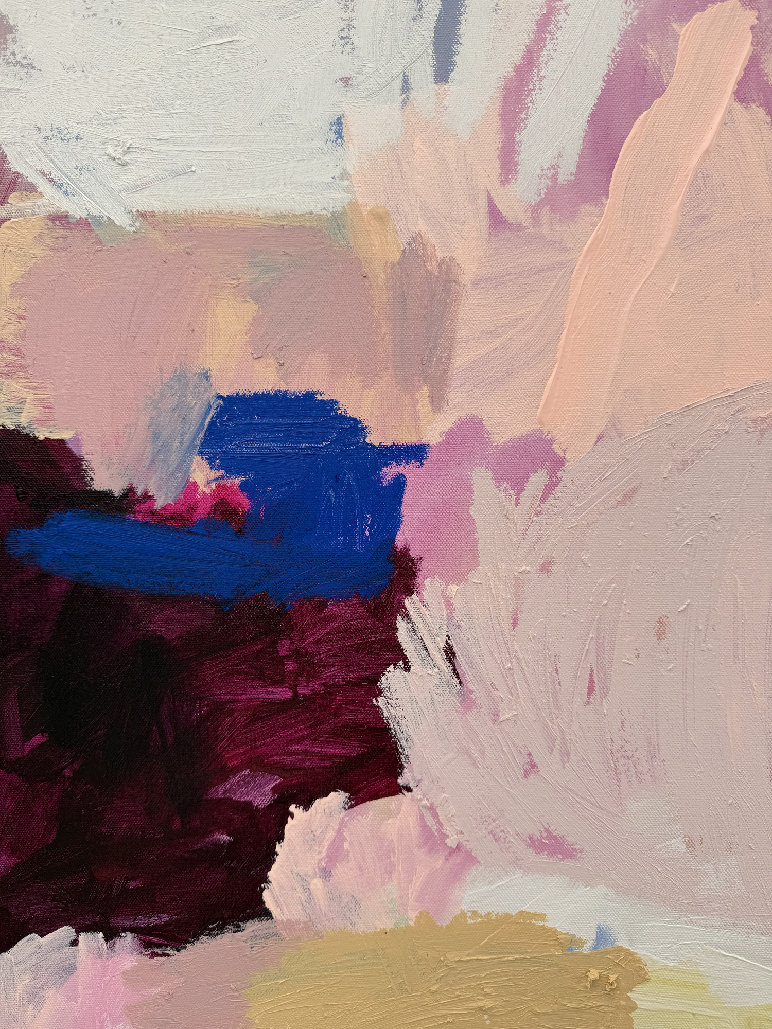 Australian Artist Rebecca Koerting Struck By You Abstract Painting 501 W