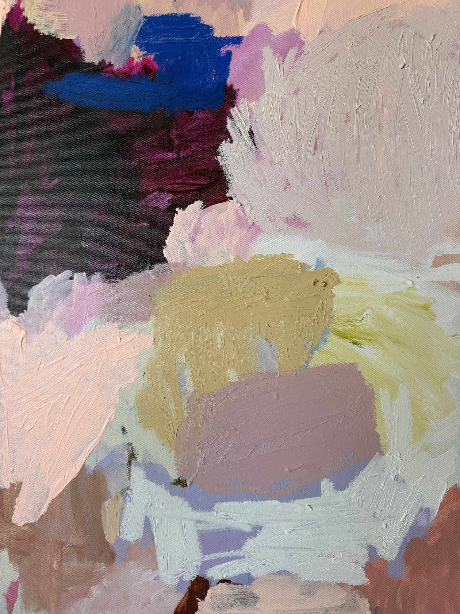 Australian Artist Rebecca Koerting Struck By You Abstract Painting 506 W