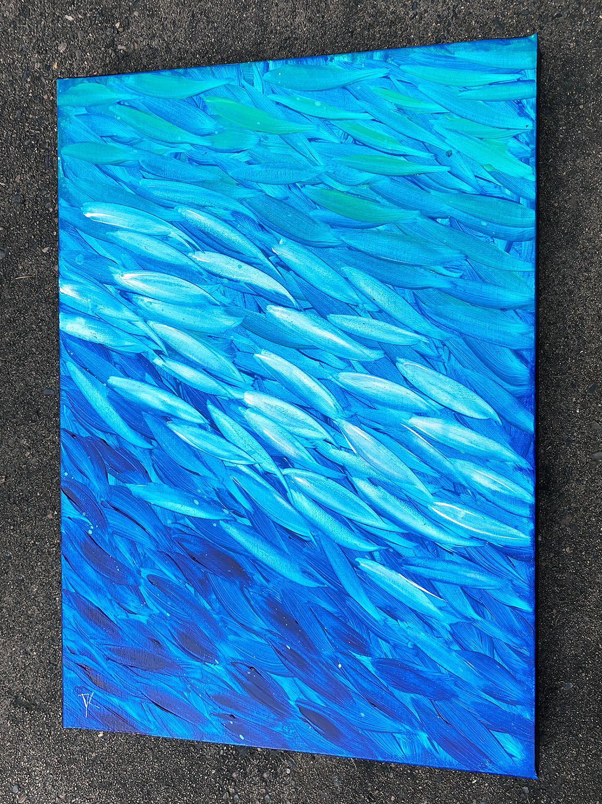 Fish In Blue And Aqua Rs Lr