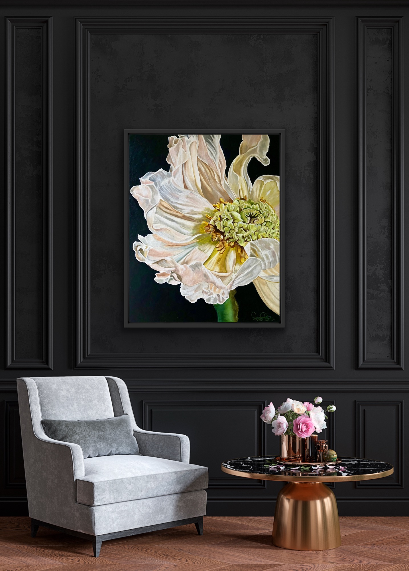 Poppy's Heart Insitu6 Wendy Peters