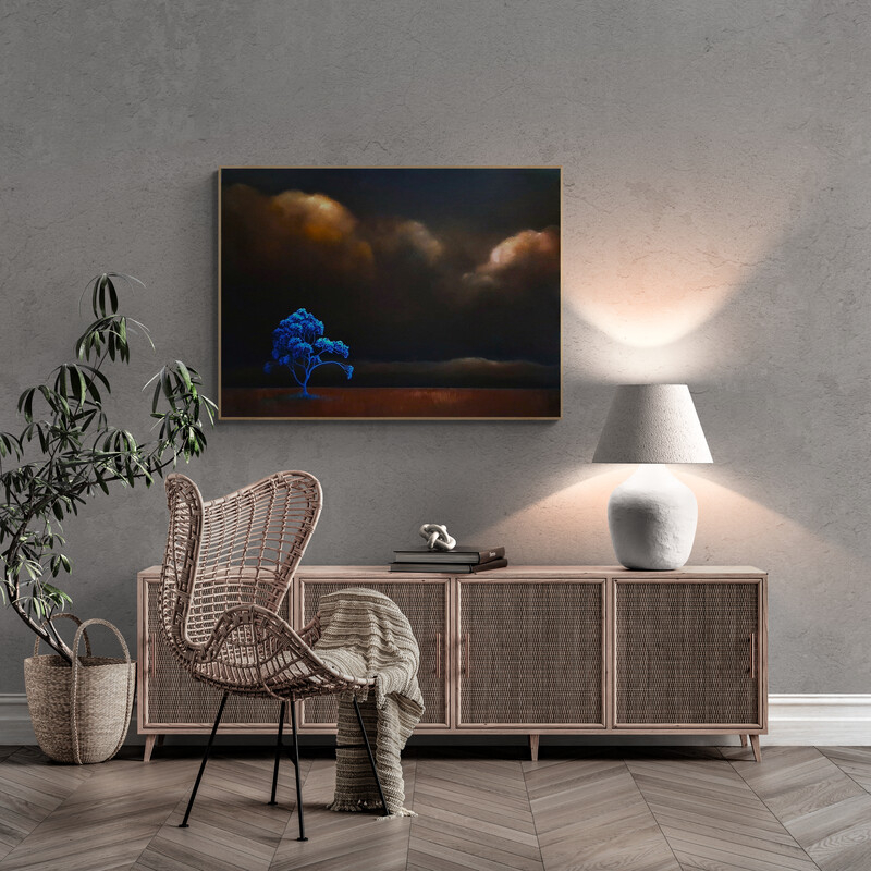 The Blue Night Tree Lucinda Leveille 9