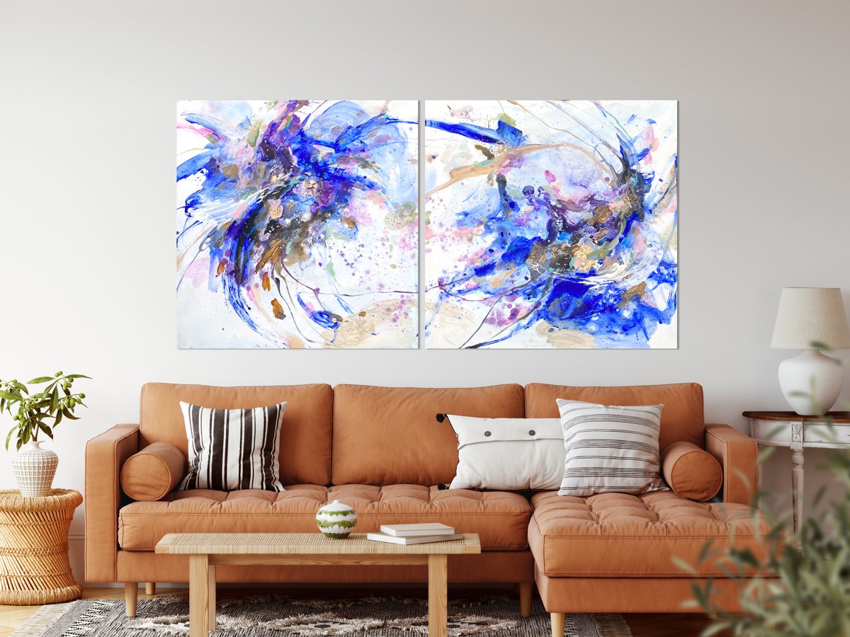 Sapphire Song Mockup On Light Wall