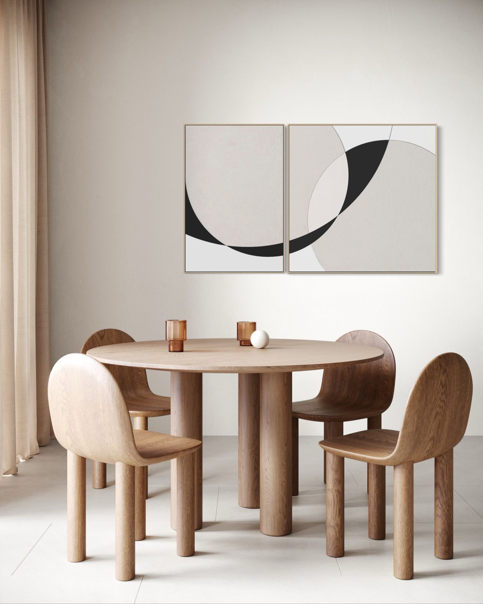 Beyond The Silence Print Sureen Gouws Art Minimal Interior 1